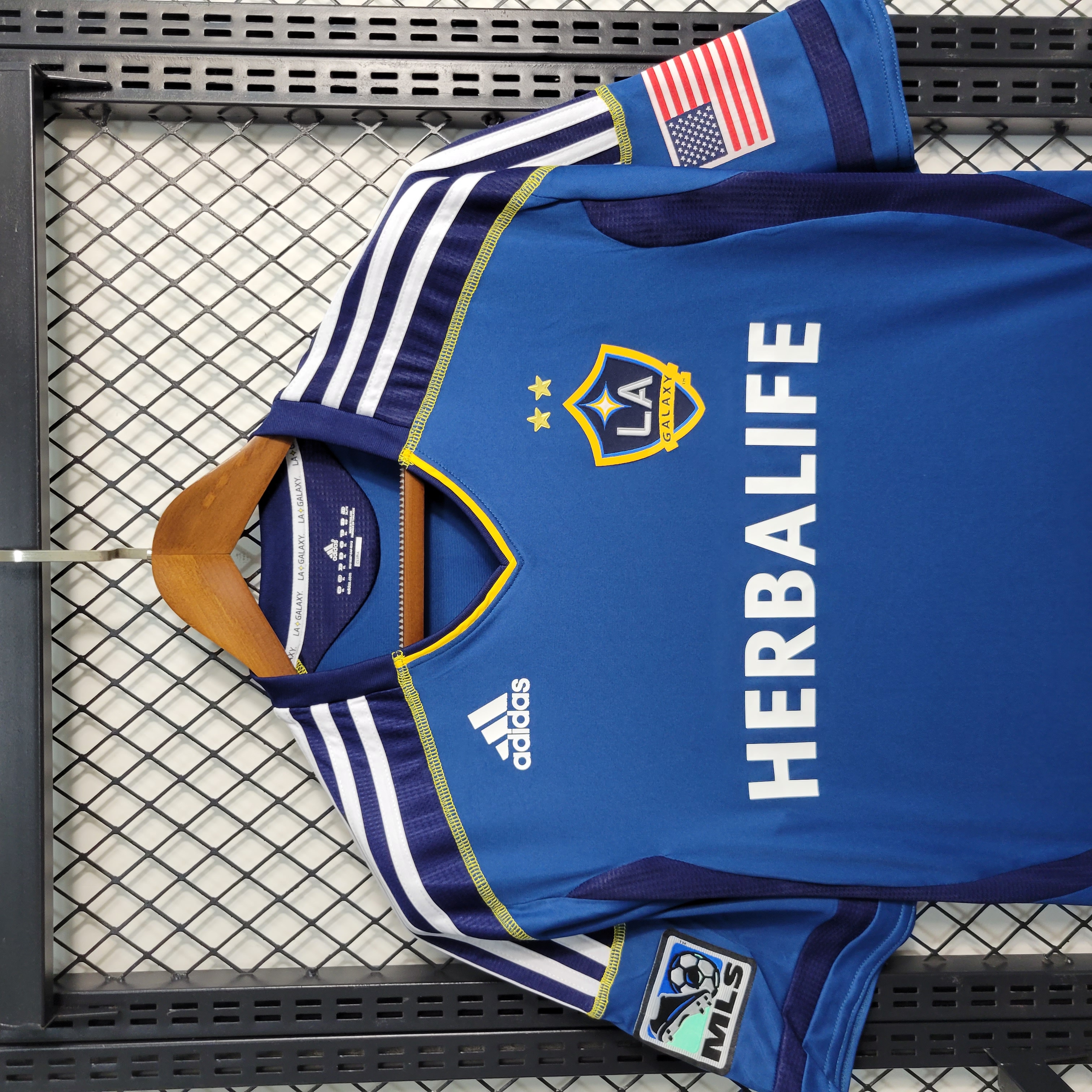 11-12 LA Galaxy Blue Retro Jersey/11-12 洛杉矶银河蓝色