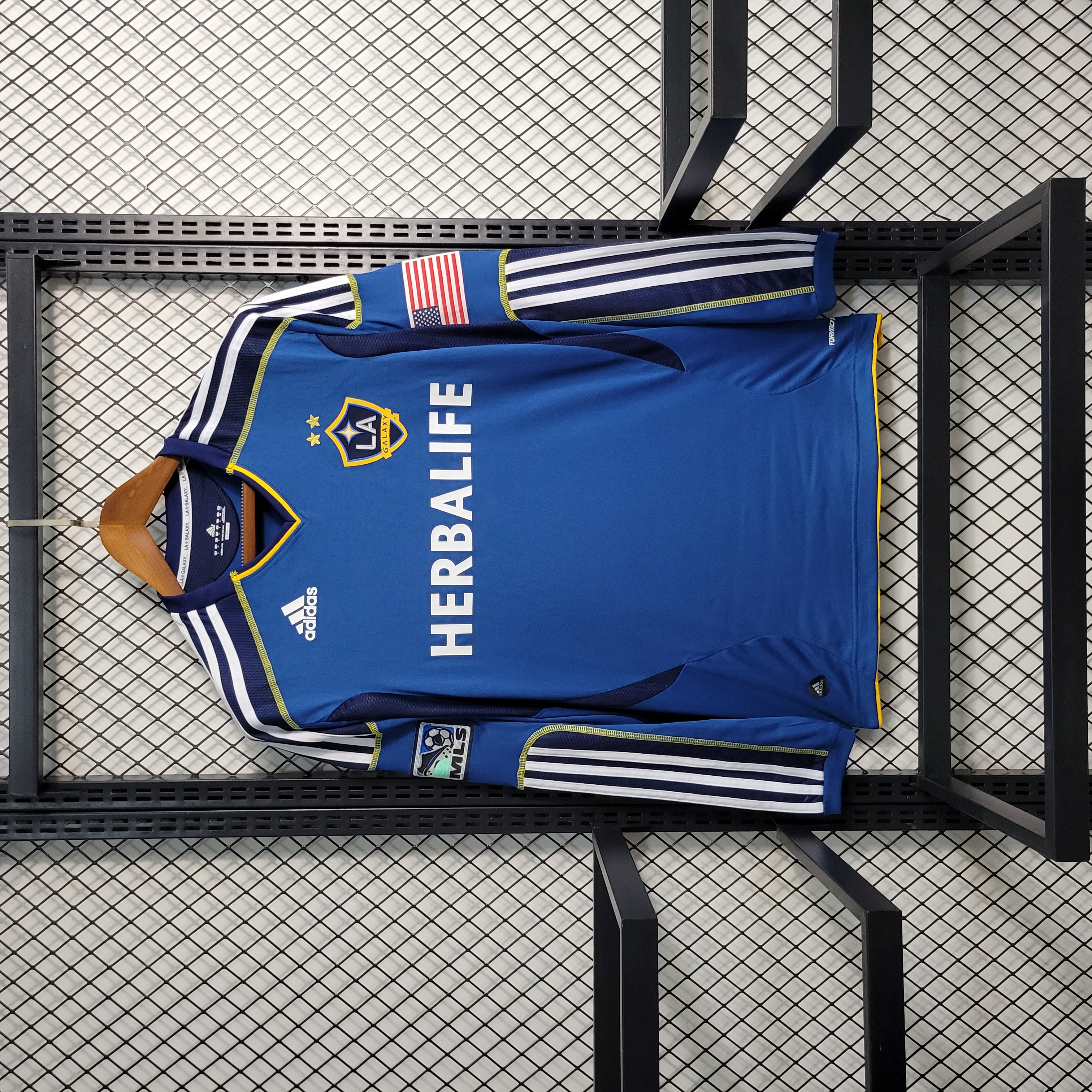 11-12  LA Galaxy Blue Retro Long Sleeve Jersey/11-12 洛杉矶银河长袖