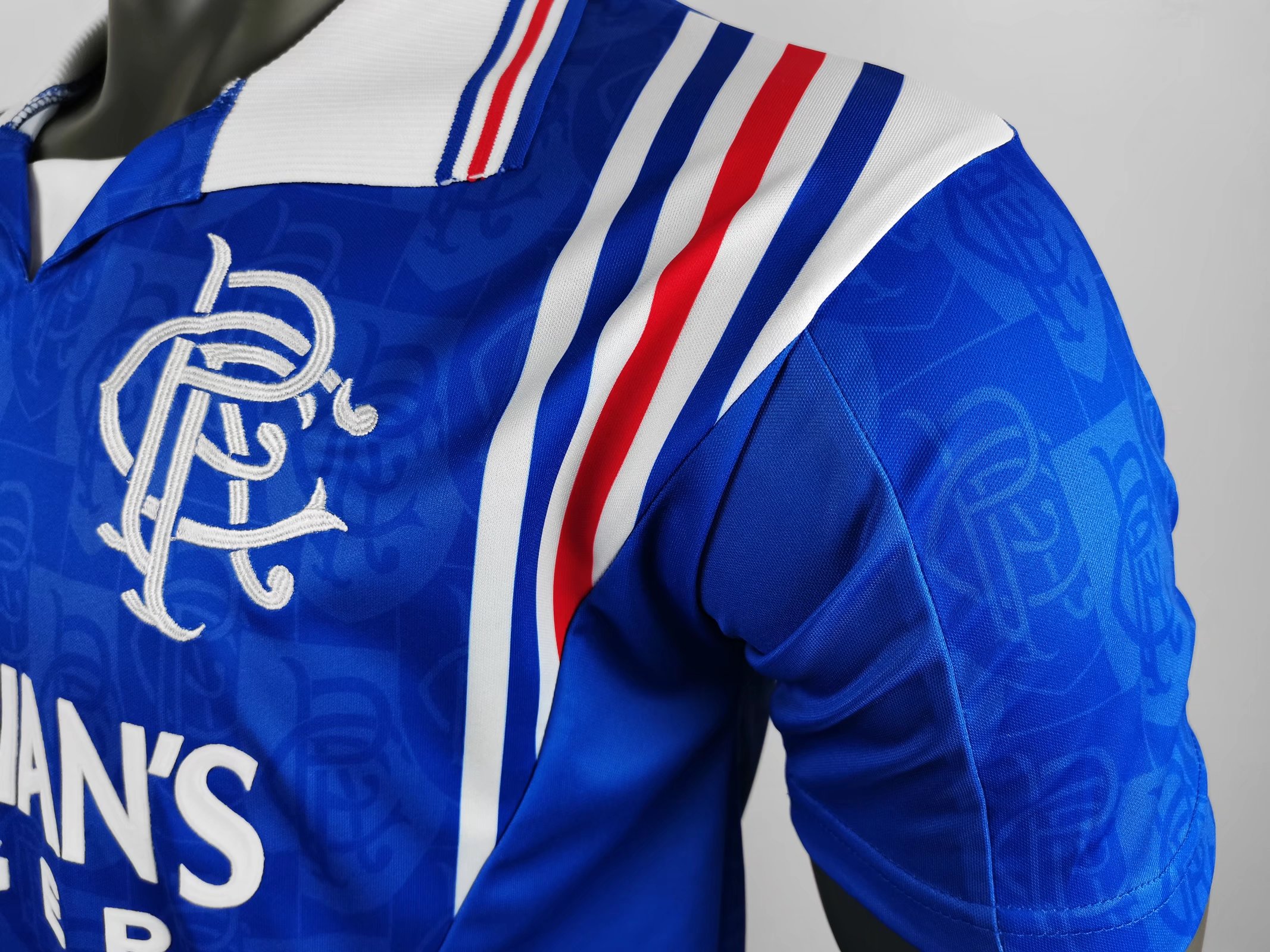 1996-97 Rangers Home Retro Jersey/96-97 流浪者主场