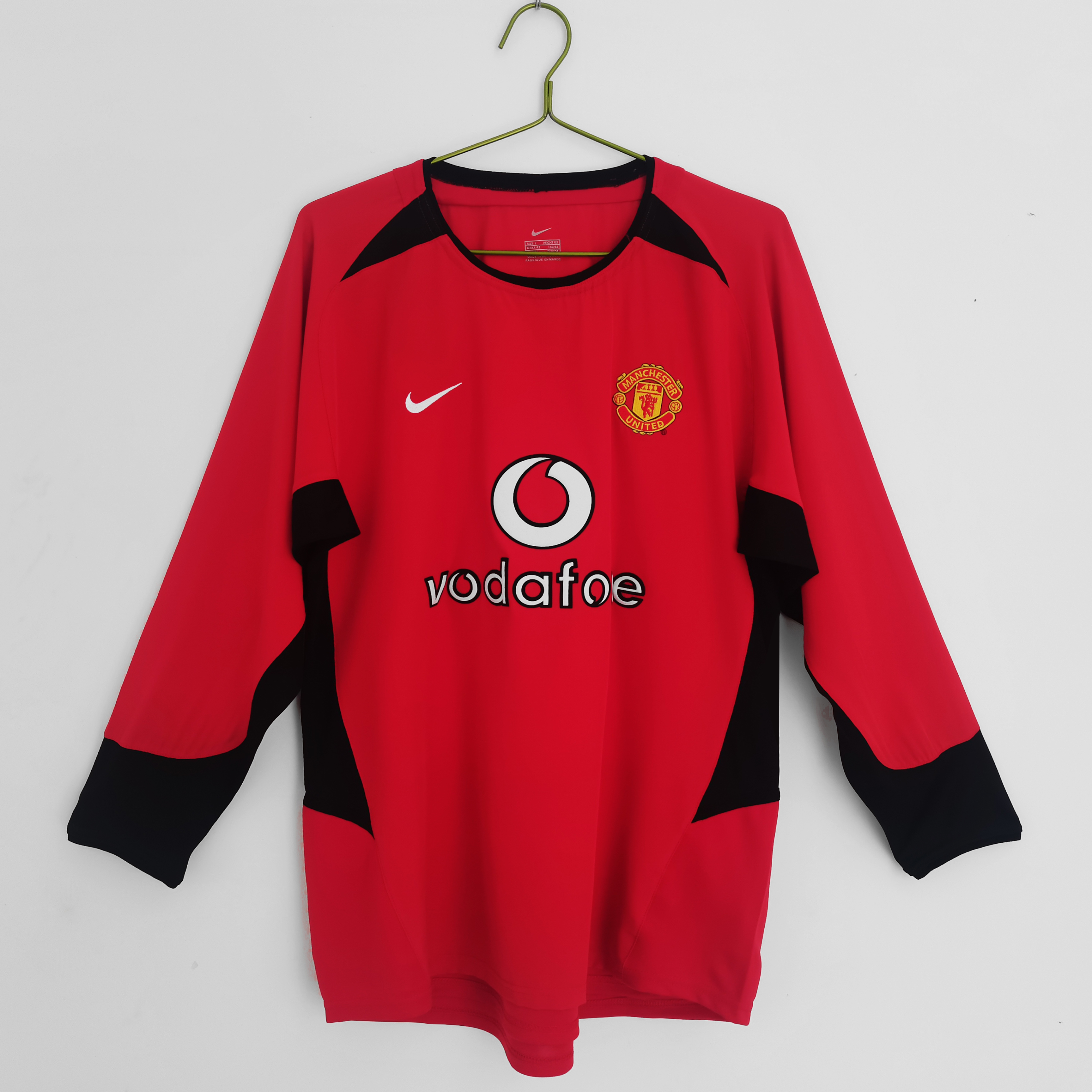 2002-04 Manchester United Home Long Sleeve Retro Jersey/02-04 曼联主场长袖