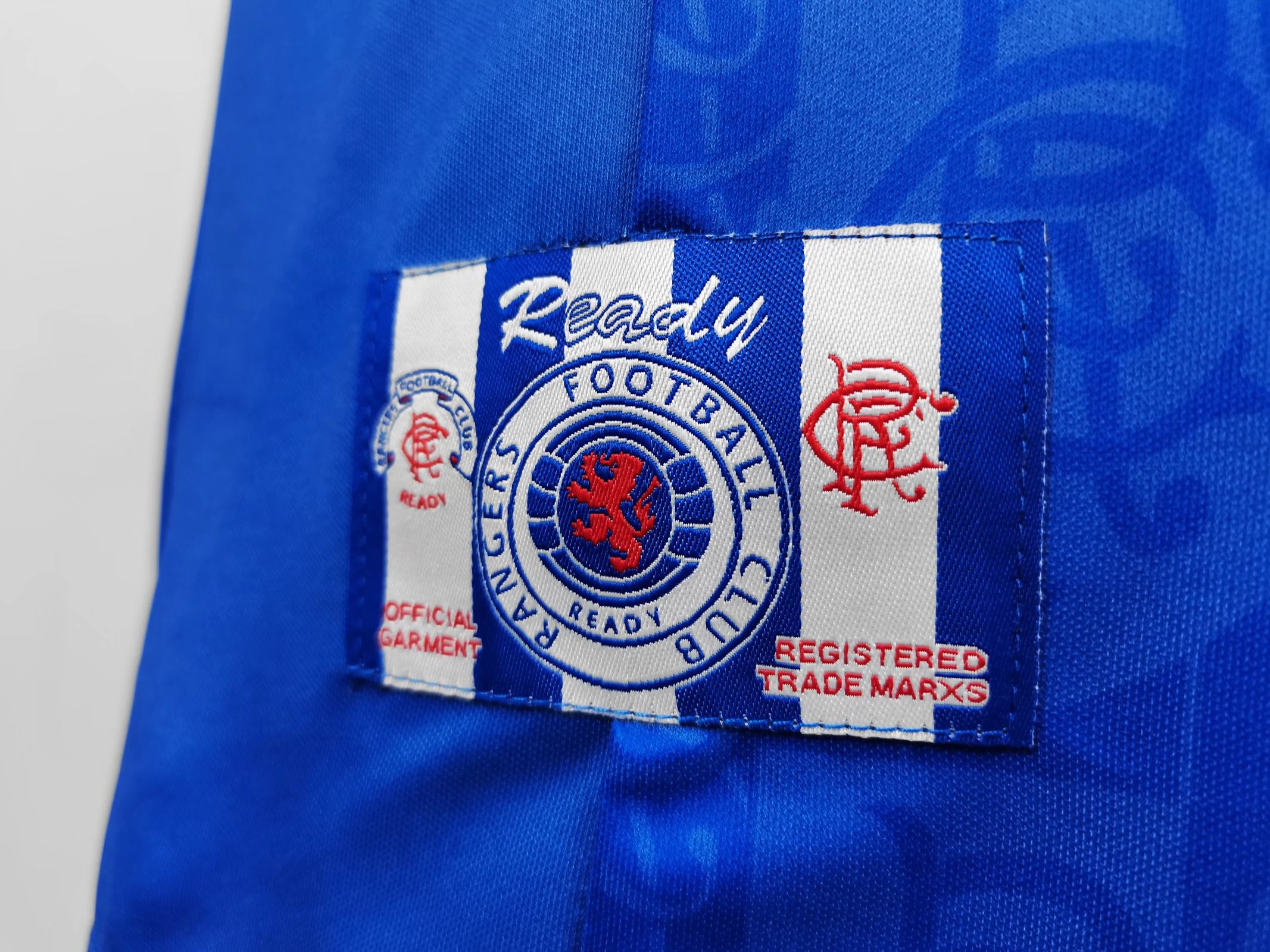 1996-97 Rangers Home Retro Jersey/96-97 流浪者主场
