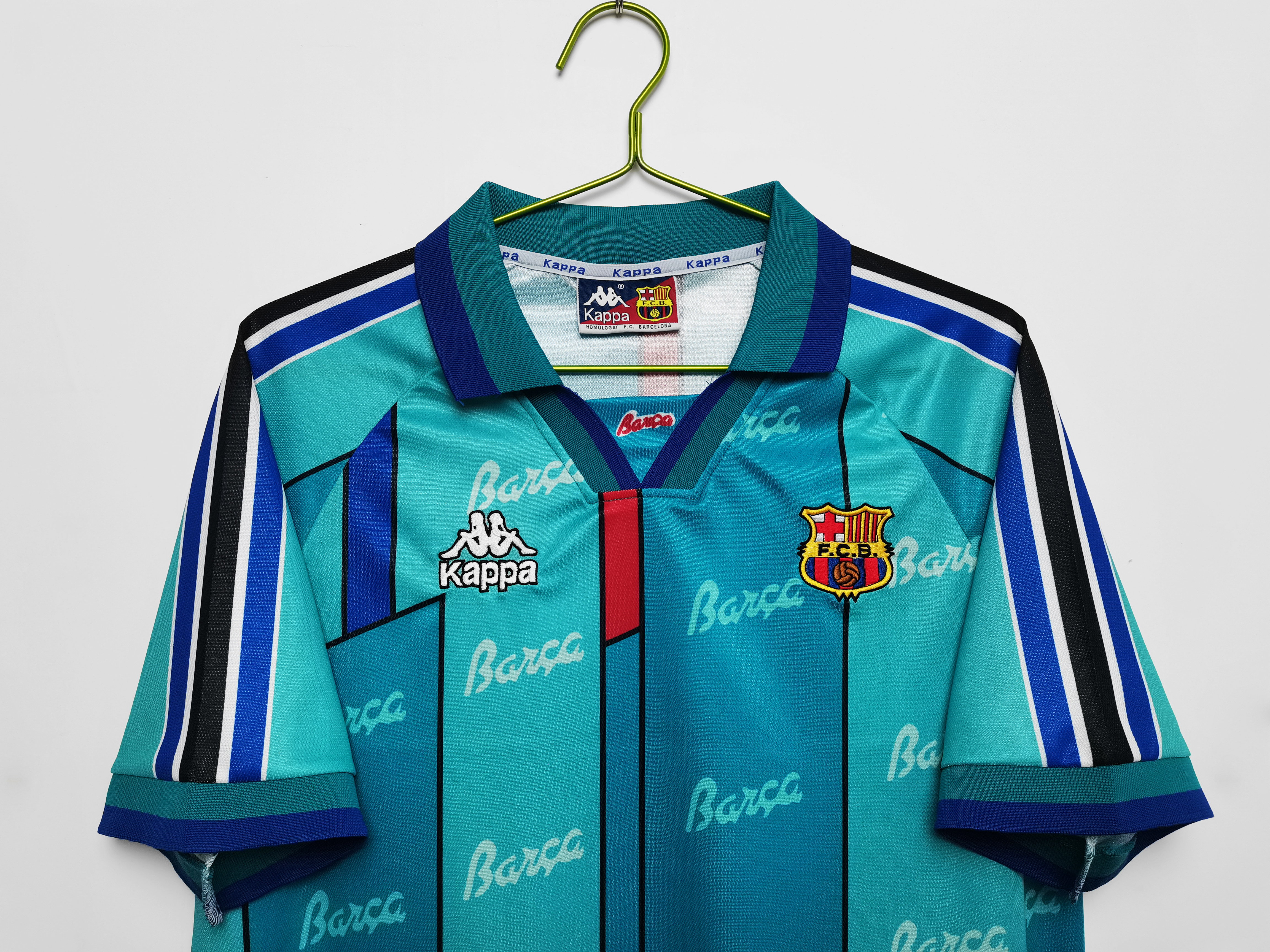 95-97Barcelona Away Retro Jersey/95-97巴萨客场