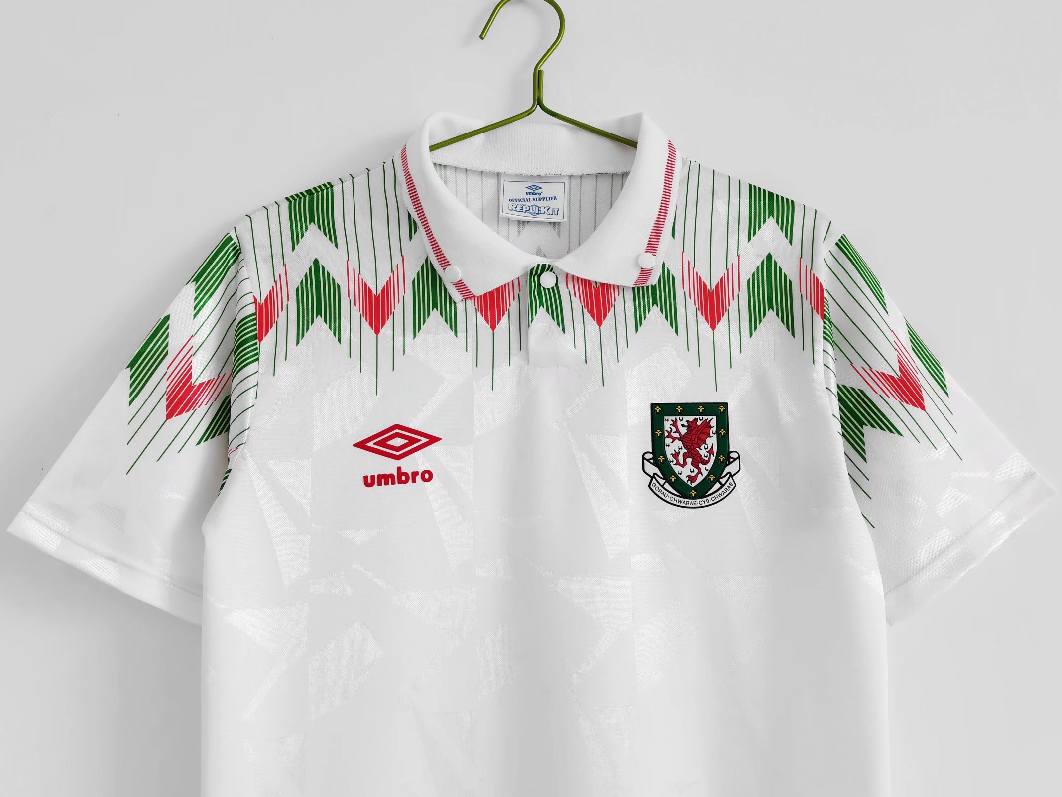 1990-92 Wales Away Retro Jersey/90-92 威尔士客场