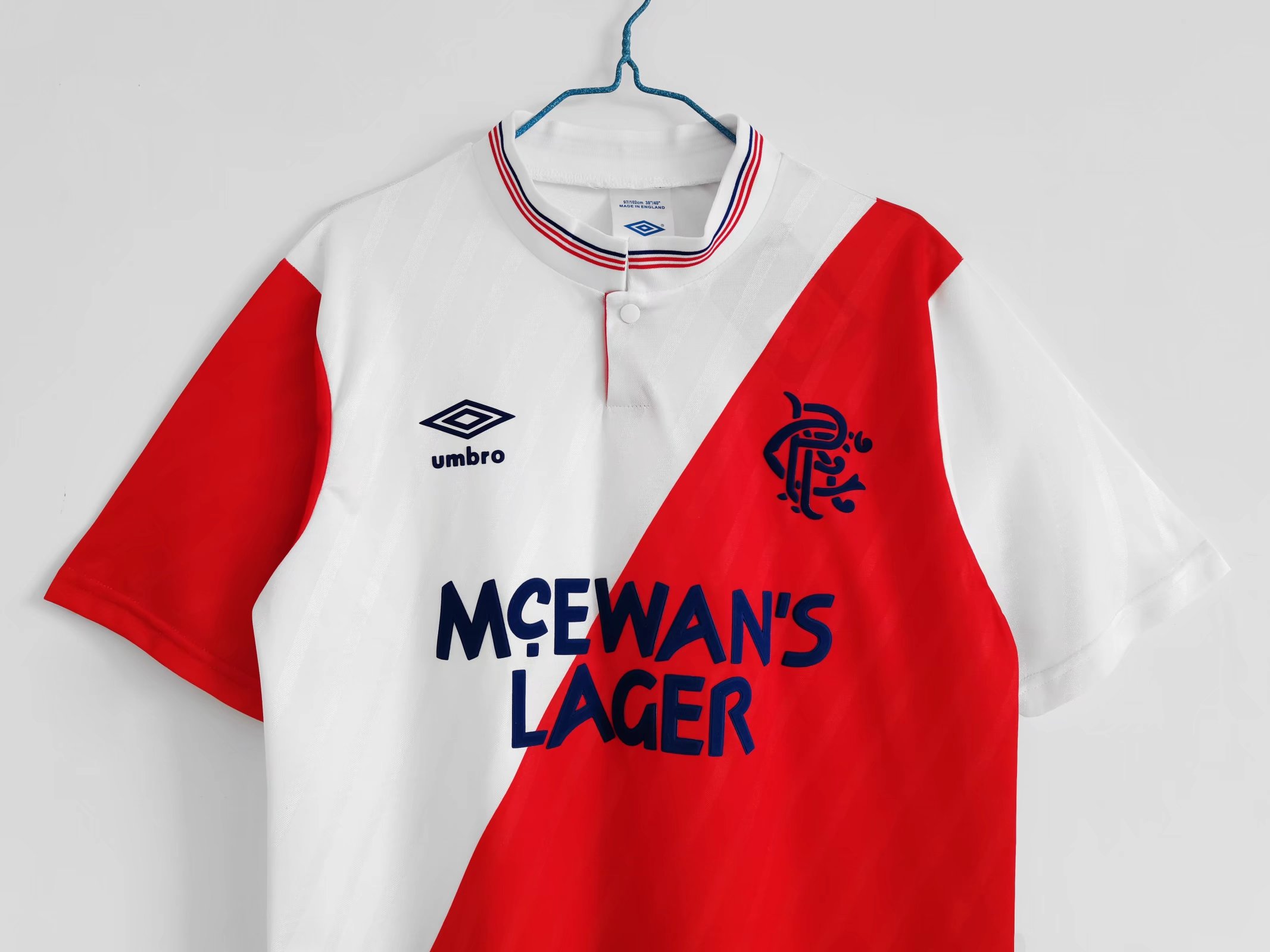1987-88 Rangers Away Retro Jersey/87-88 流浪者客场