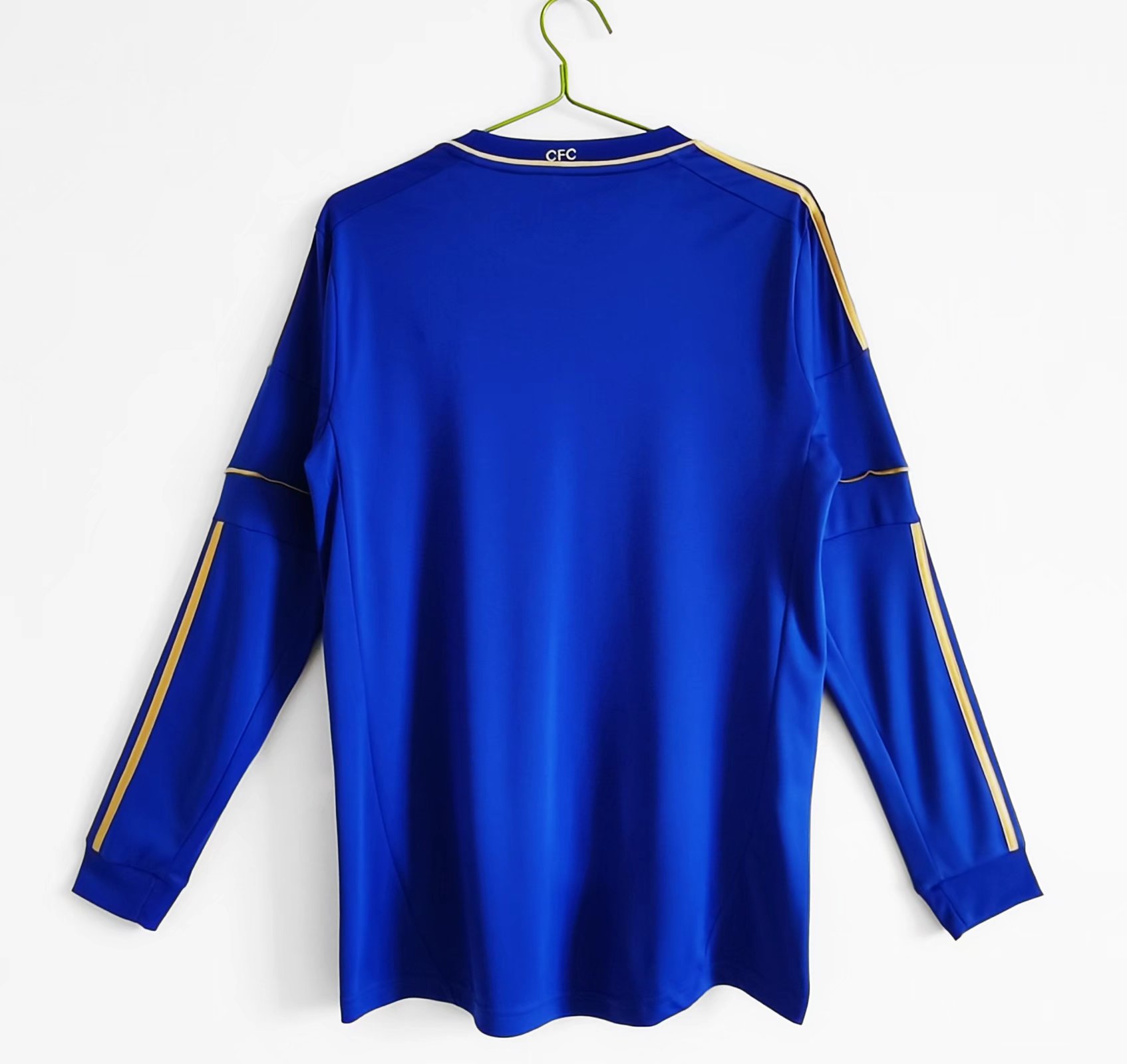 2012-13 Chelsea Home Long Sleeve Retro Jersey/12-13 切尔西主场长袖