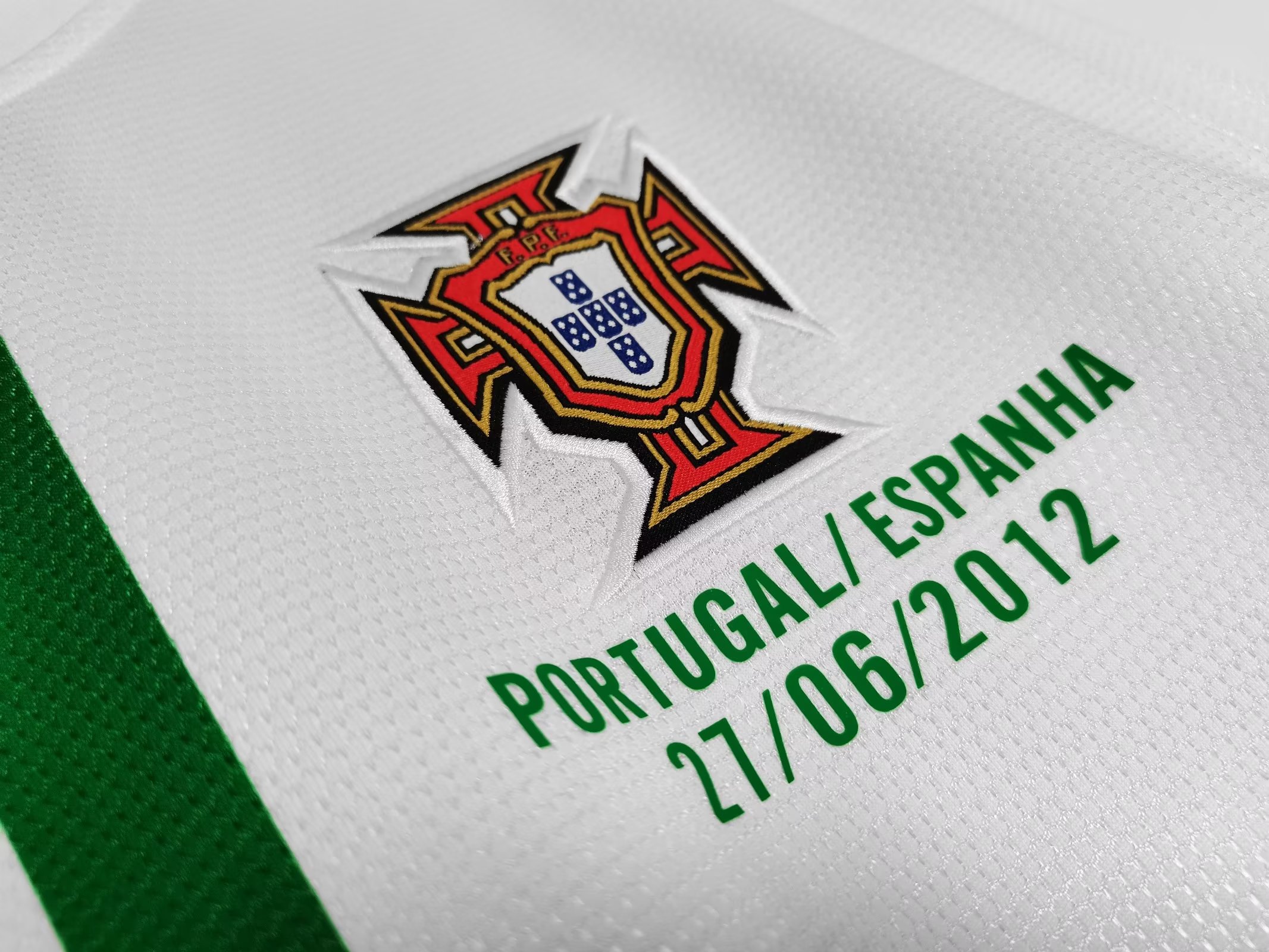 2012-13 Portugal Away Long Sleeve Retro Jersey/12-13 葡萄牙客场长袖