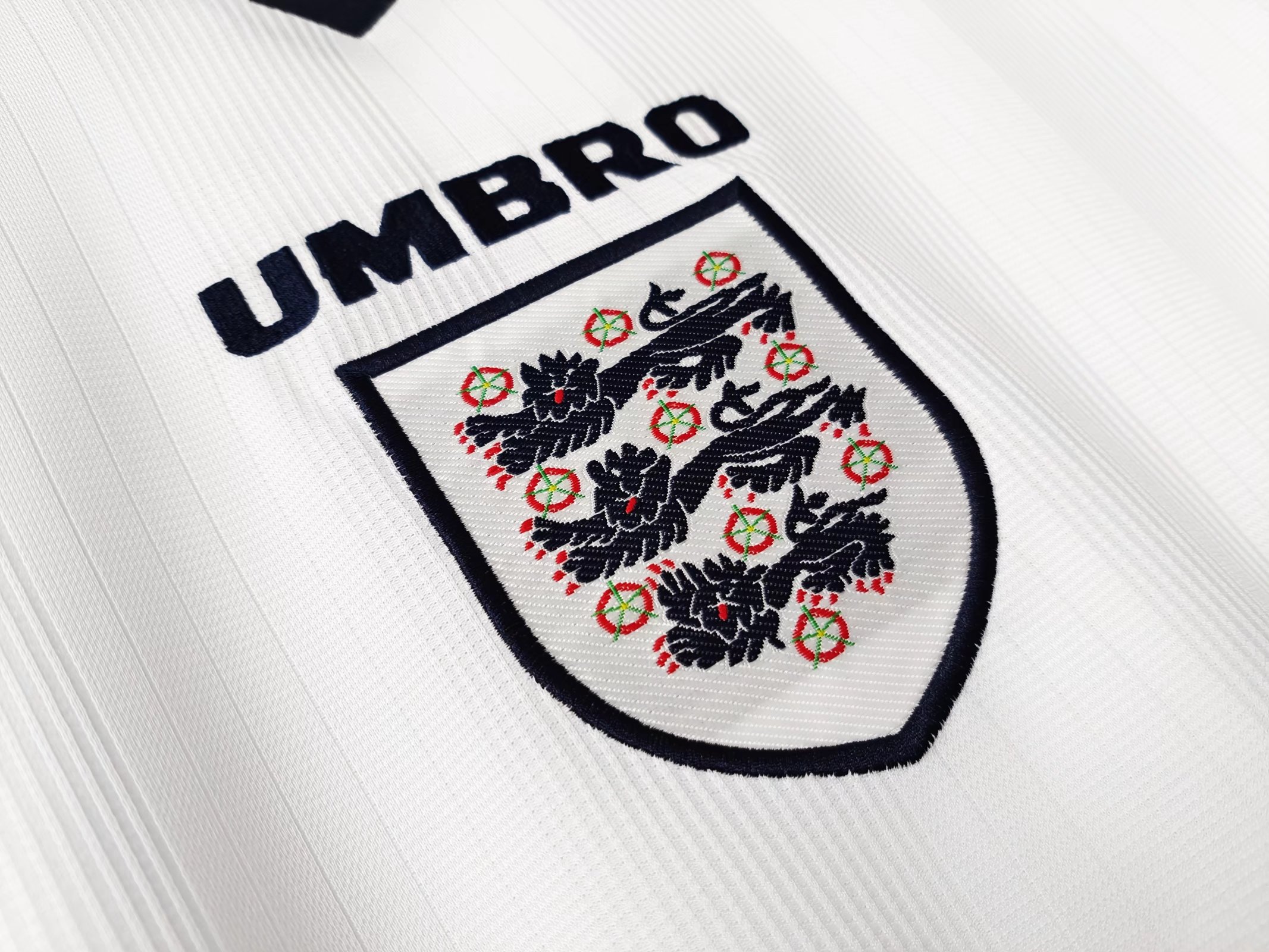 1996 England Home Long Sleeve Retro Jersey/1996 英格兰主场长袖