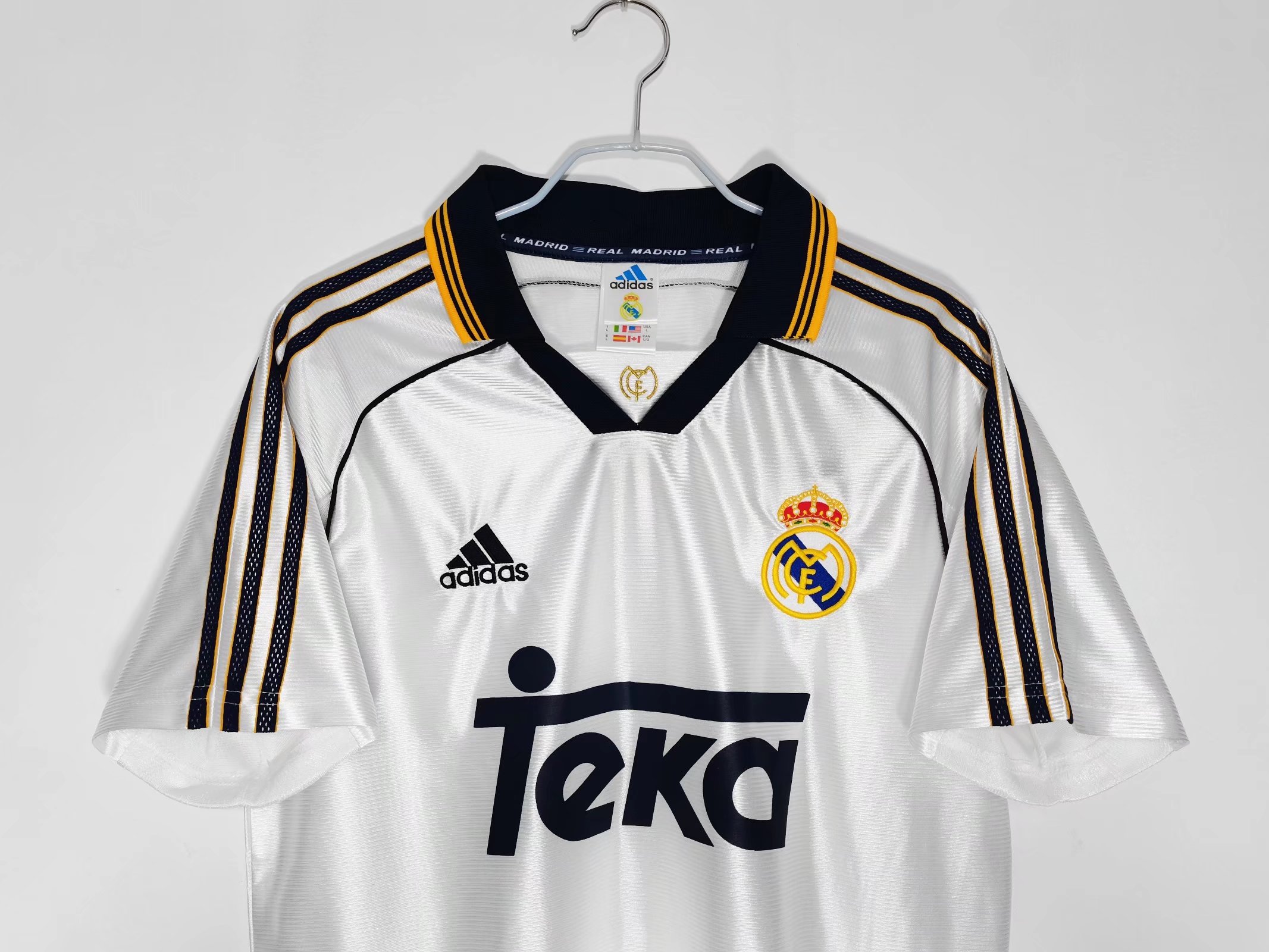 1998-00 Real Madrid Home Retro Jersey/98-00 皇马主场