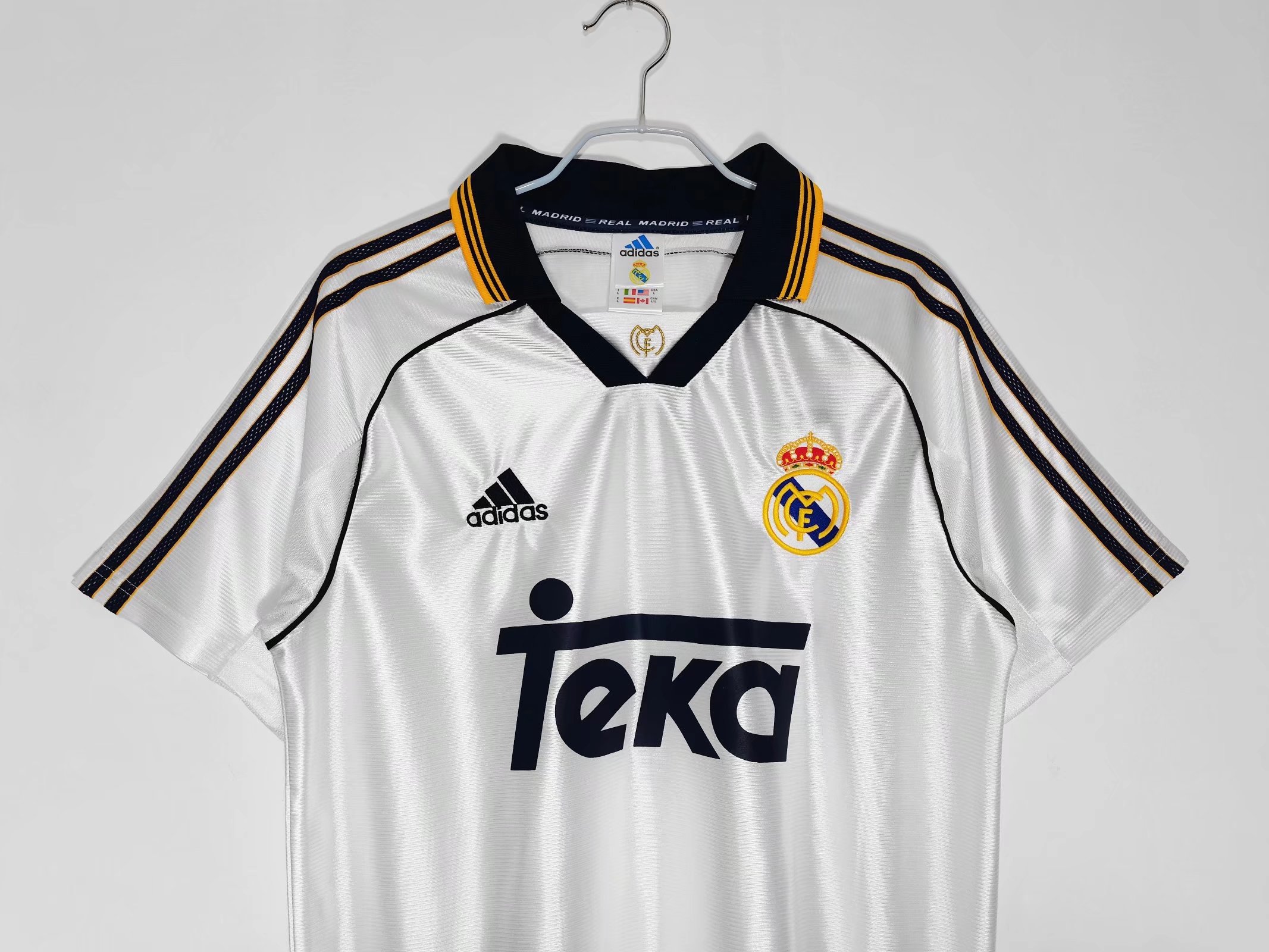 1998-00 Real Madrid Home Retro Jersey/98-00 皇马主场