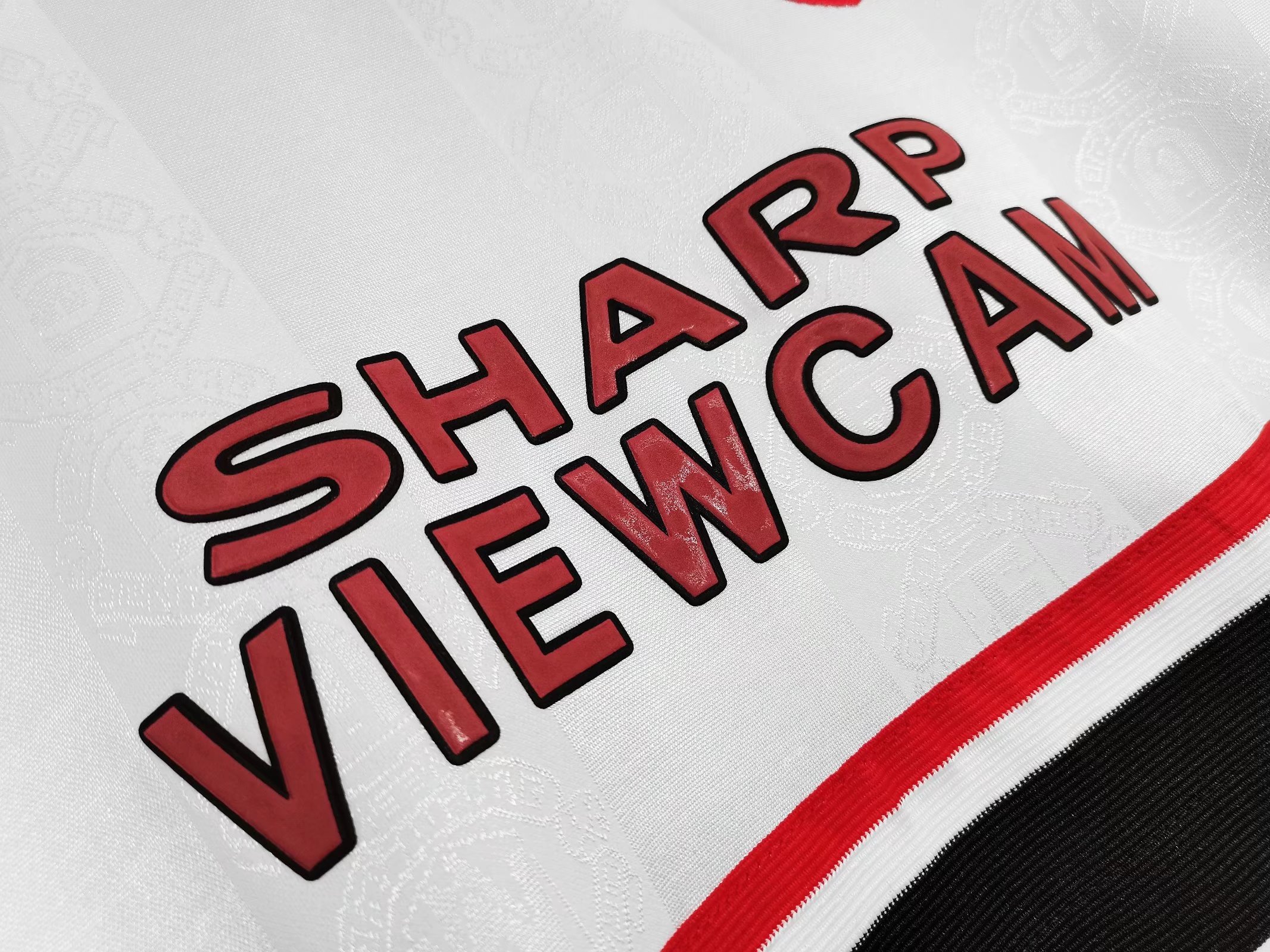 1998-99 Manchester United Away Long Sleeve Retro Jersey/98-99 曼联客场长袖