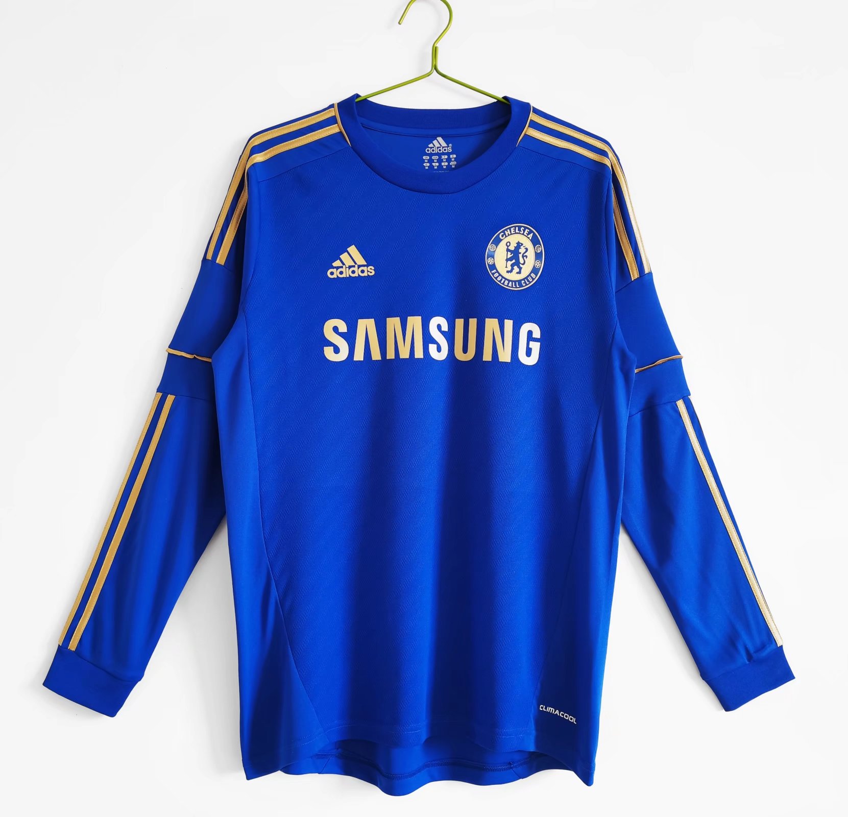 2012-13 Chelsea Home Long Sleeve Retro Jersey/12-13 切尔西主场长袖