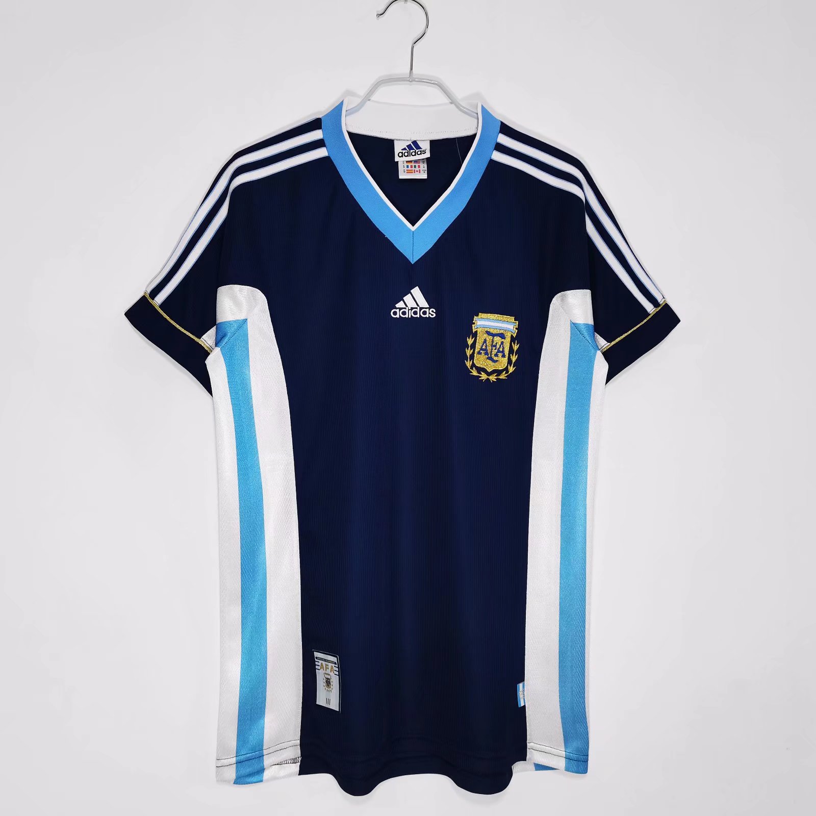 1998 Argentina Away Retro Jersey/1998阿根廷客场