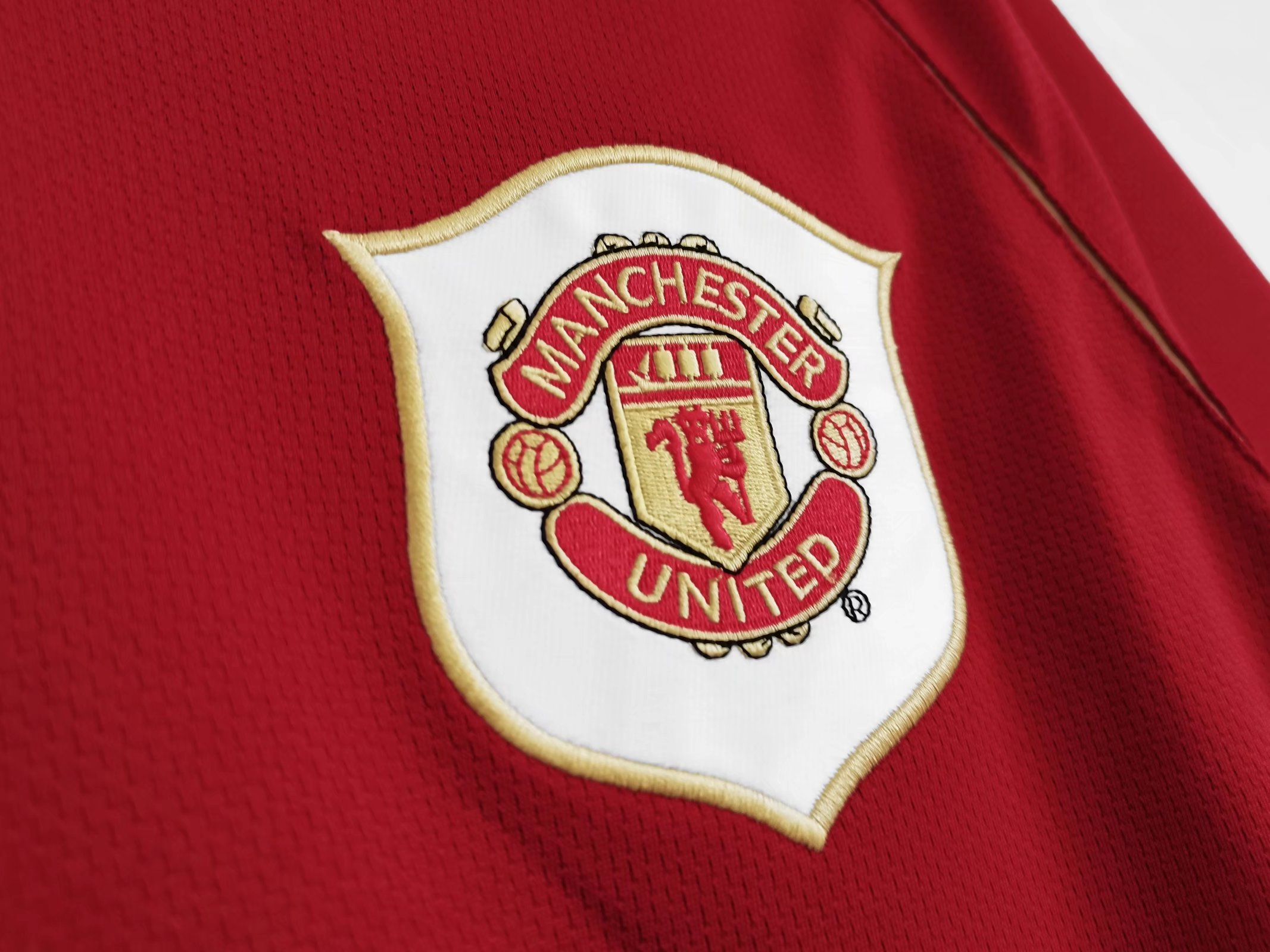 2006-07 Manchester United Home Long Sleeve Retro Jersey/06-07 曼联主场长袖