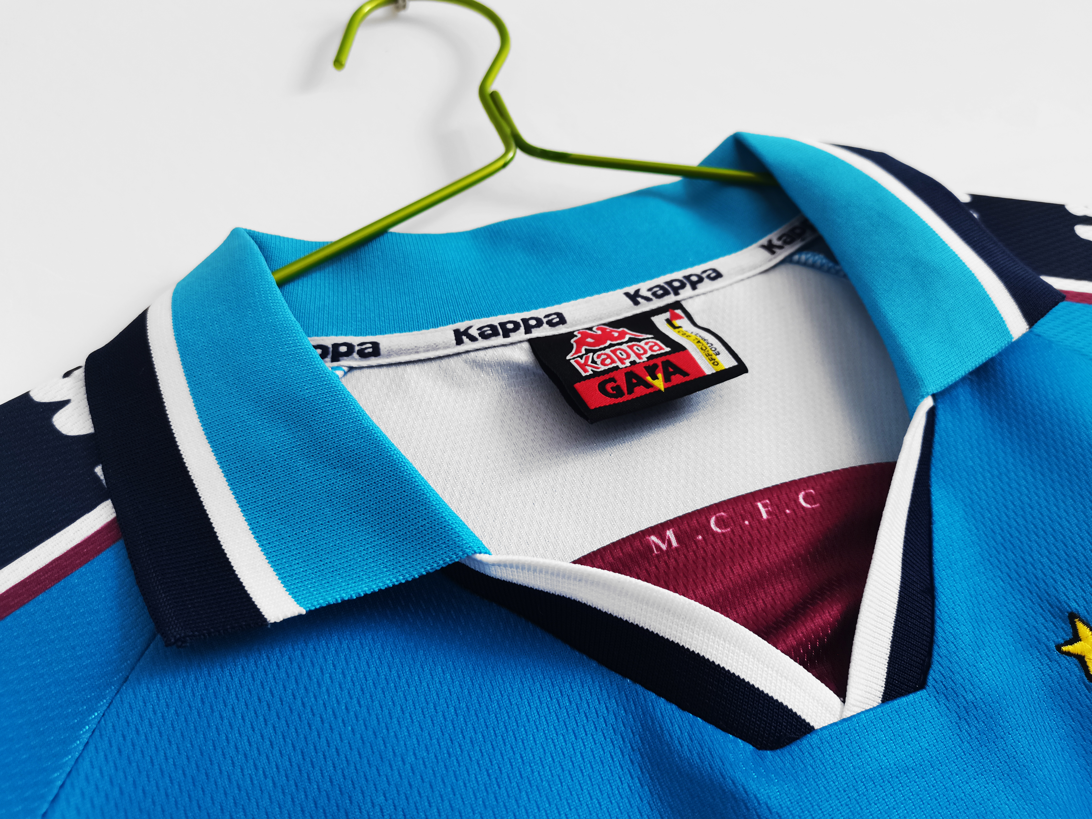 1997-98 Manchester City Home Retro Jersey/97-98 曼城主场