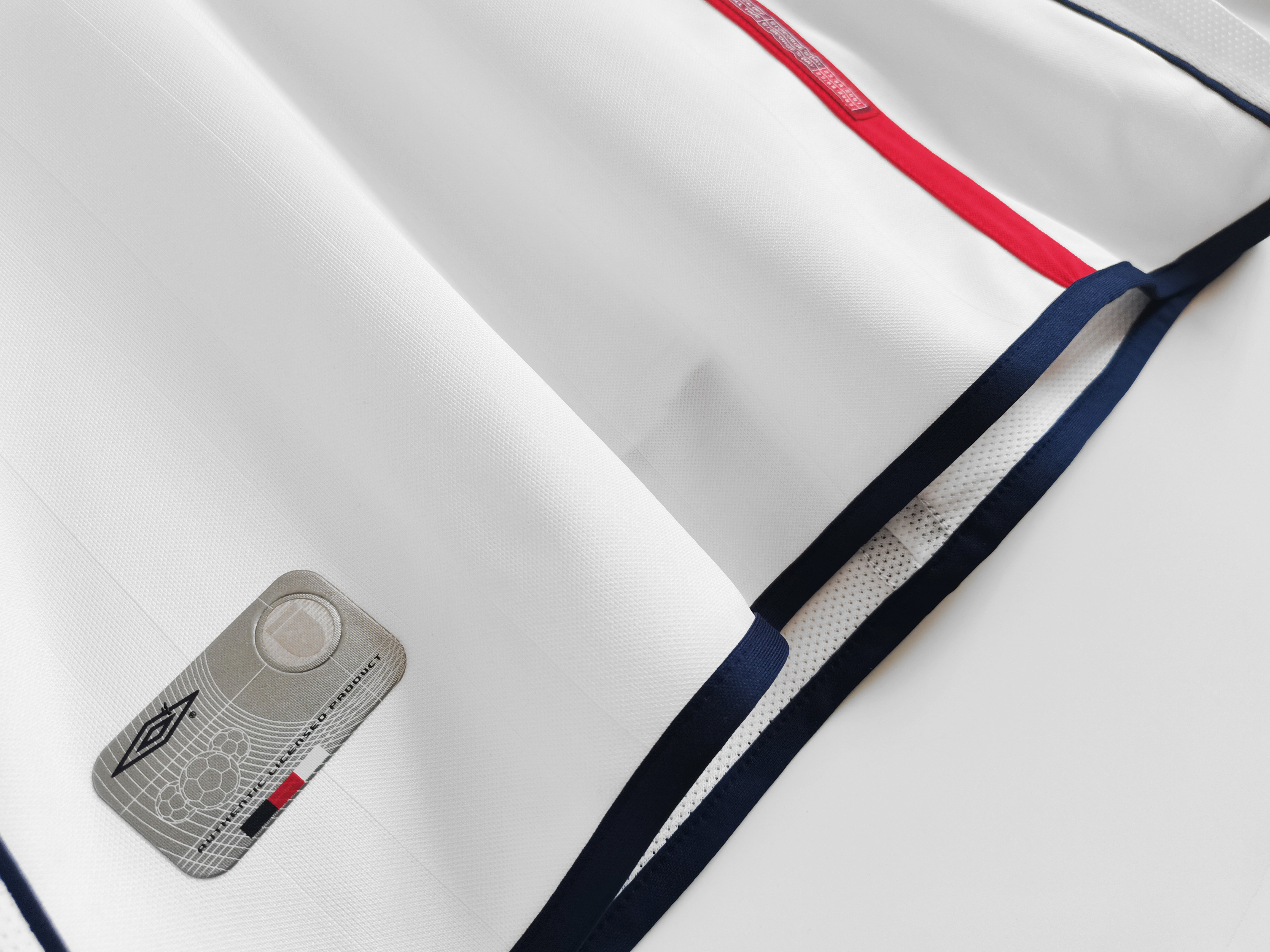 2002 England Home Long Sleeve Retro Jersey/2002 英格兰主场长袖
