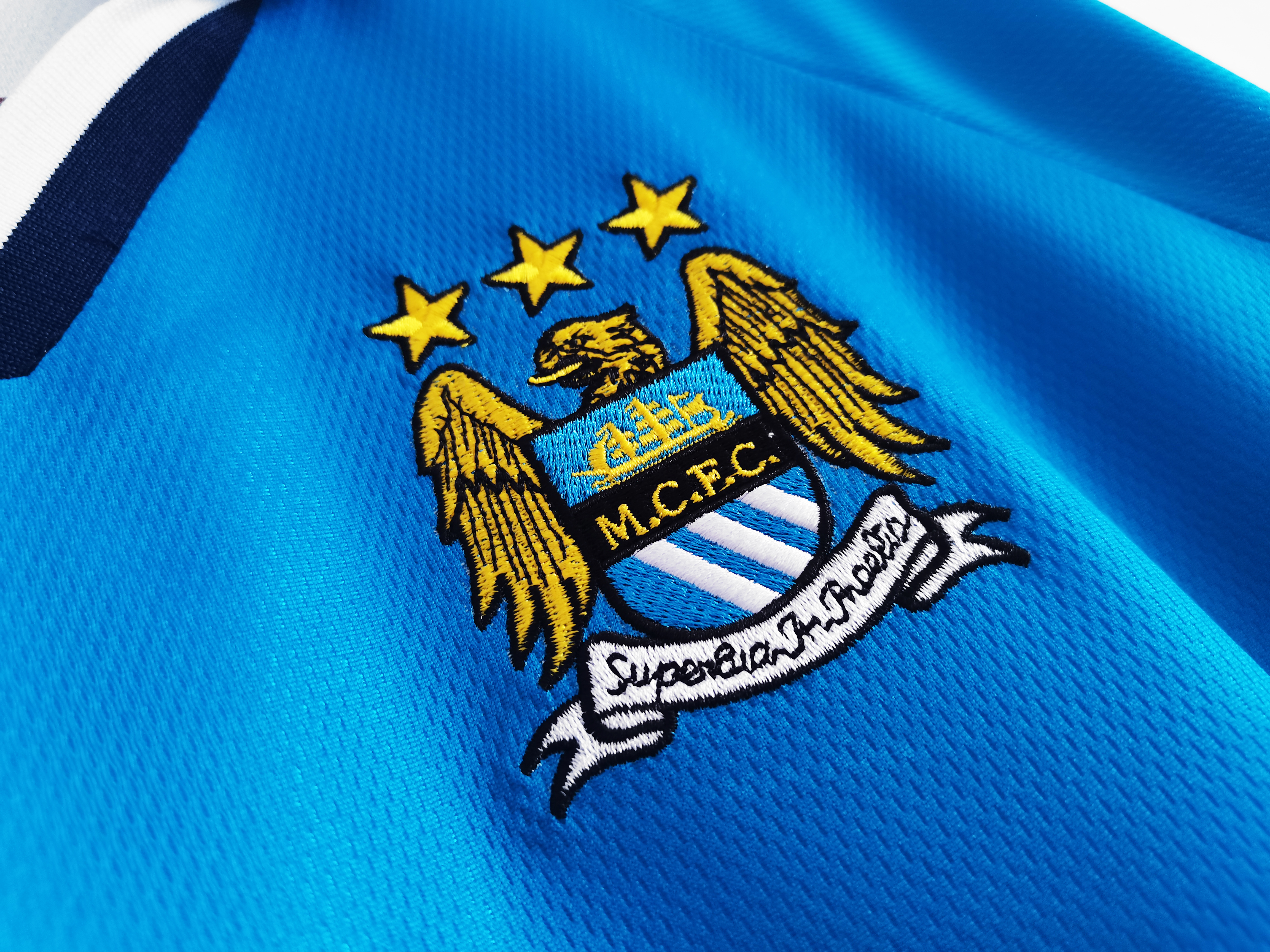 1997-98 Manchester City Home Retro Jersey/97-98 曼城主场