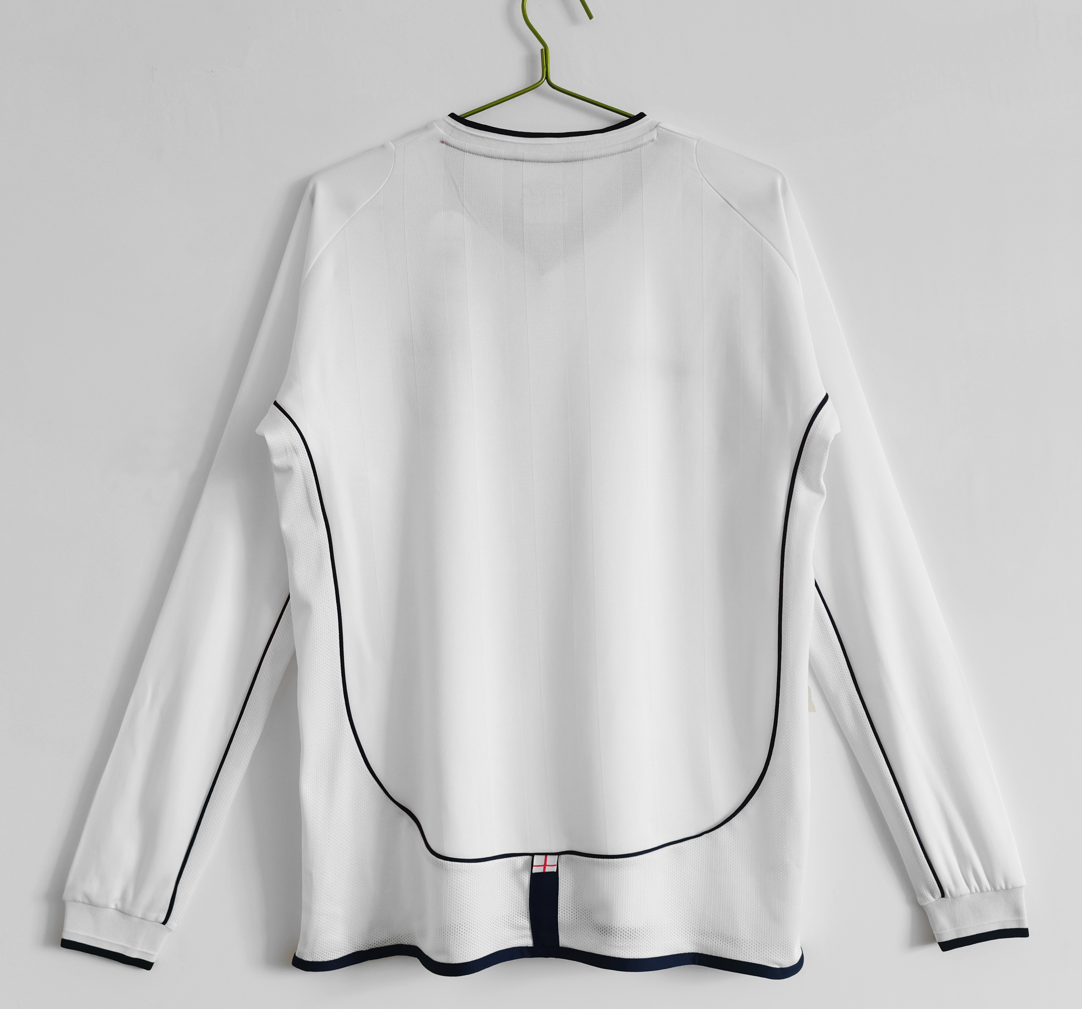 2002 England Home Long Sleeve Retro Jersey/2002 英格兰主场长袖