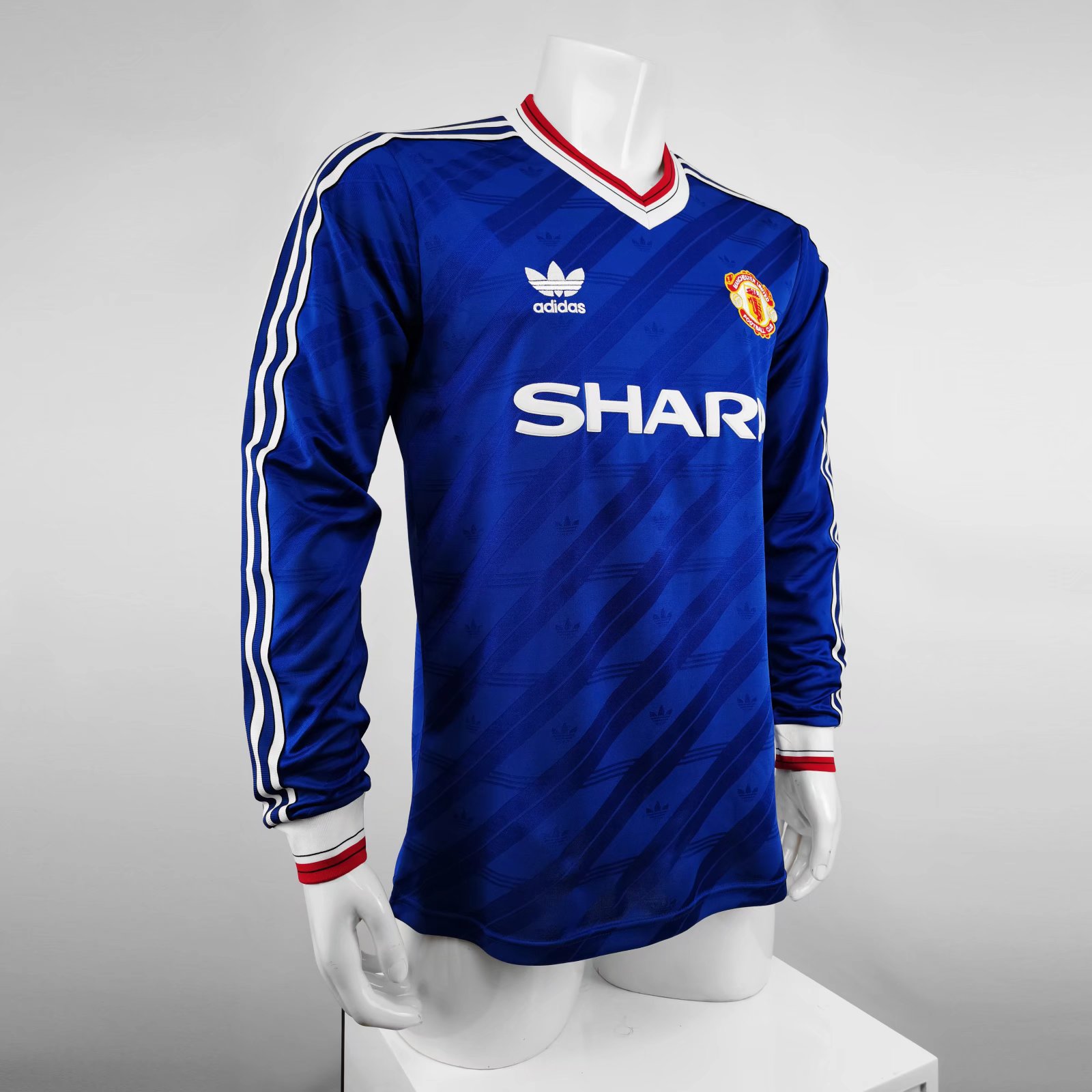 1986-88 Manchester United Third Long Sleeve Retro Jersey/86-88 曼联第二客场长袖