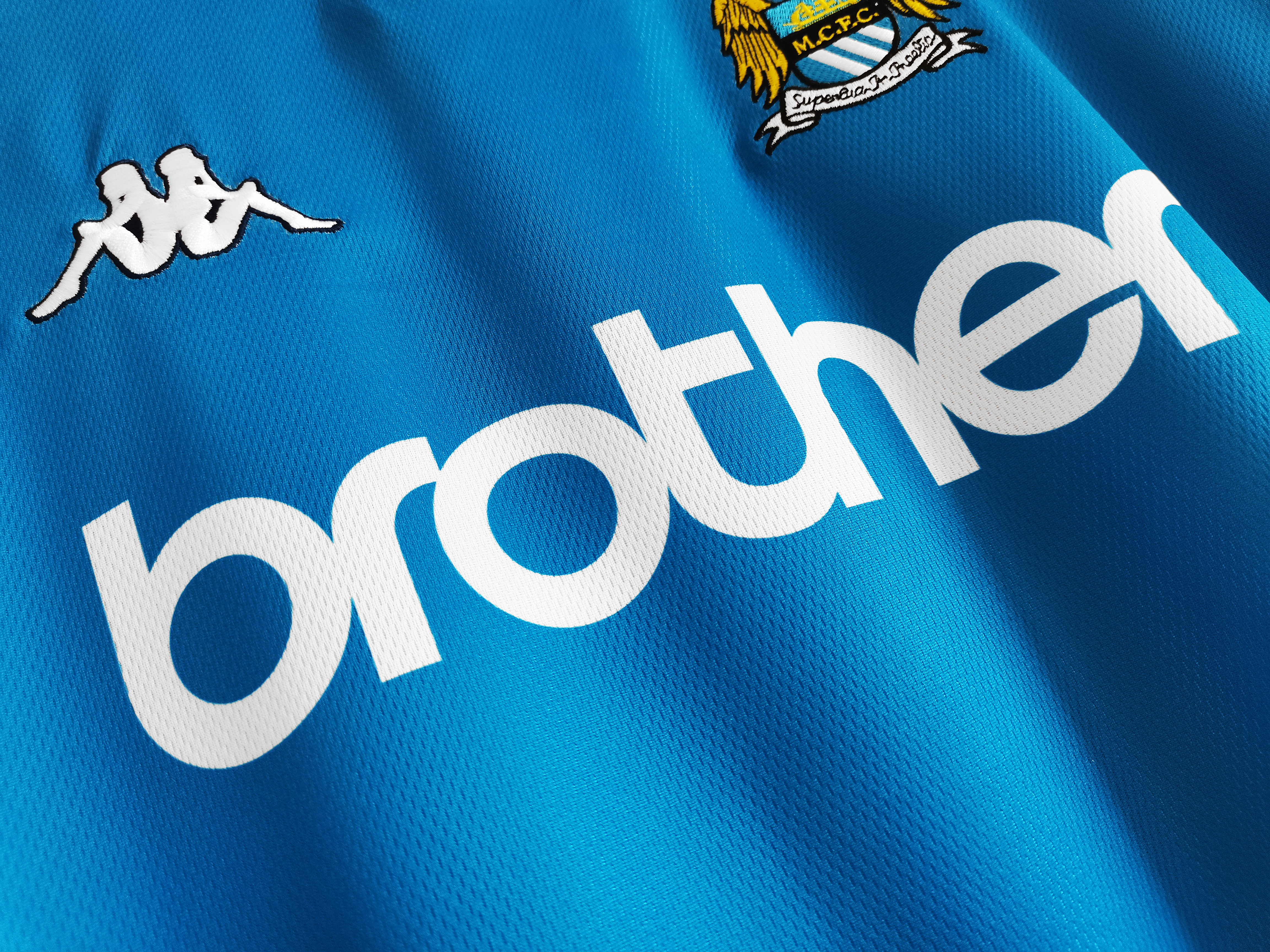 1997-98 Manchester City Home Retro Jersey/97-98 曼城主场