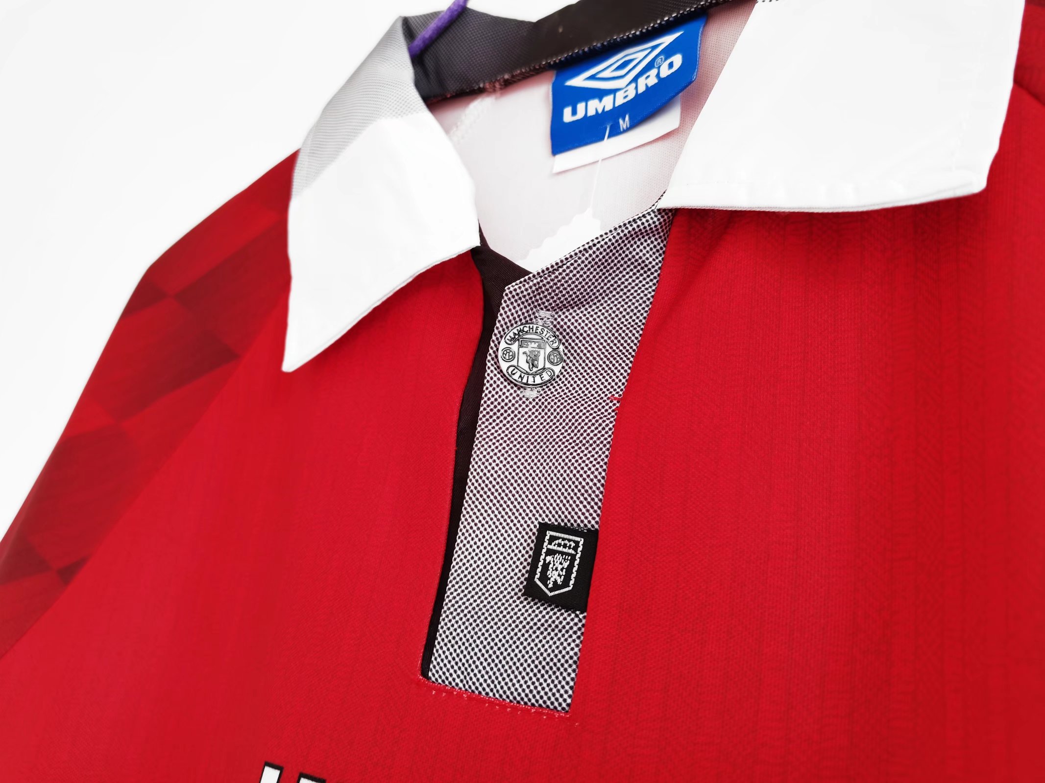 1996-97 Manchester United Home Long Sleeve Retro Jersey/96-97 曼联主场长袖