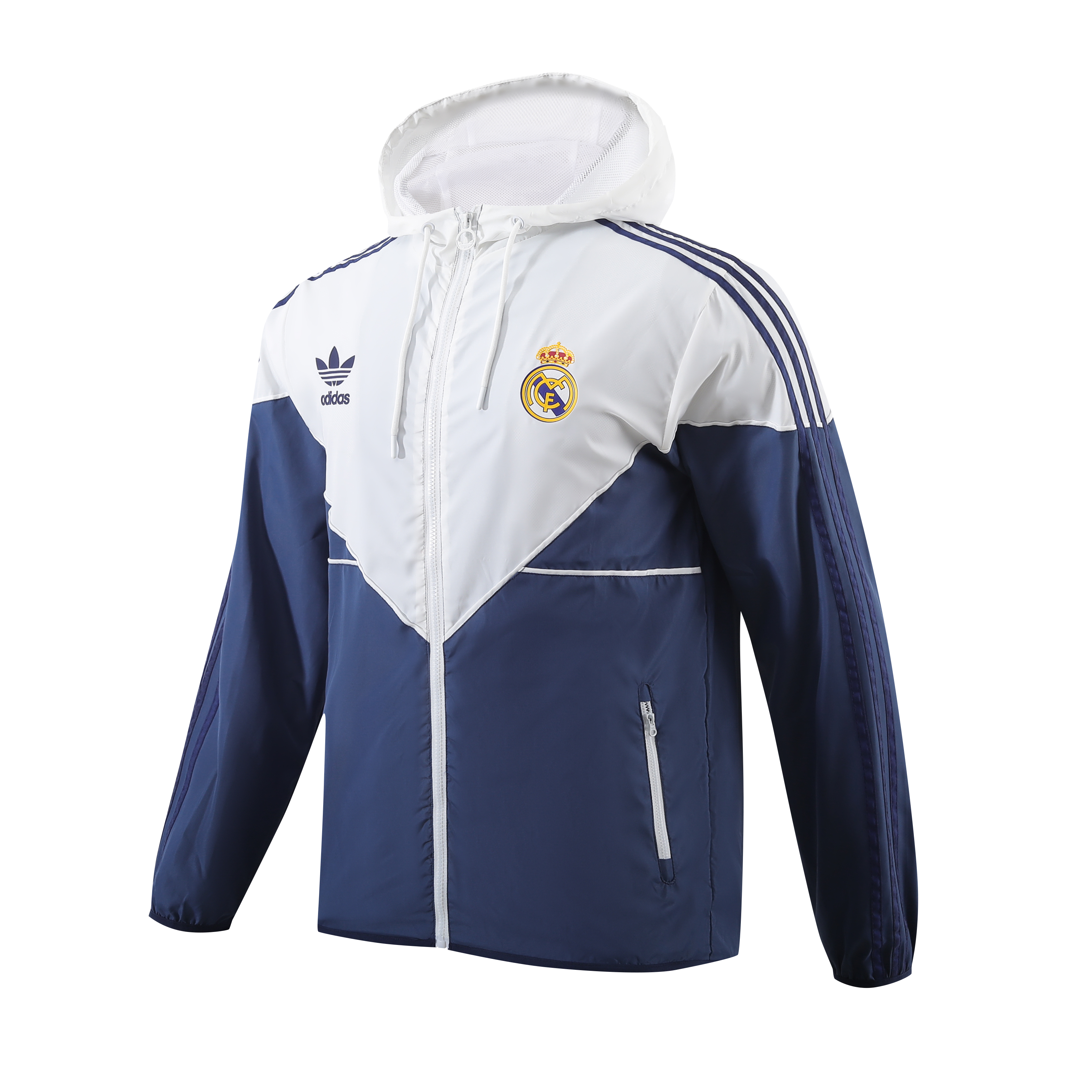 2023 Real Madrid Player Hooded Windbreaker S-XXL/2023皇马白色球员版防风衣