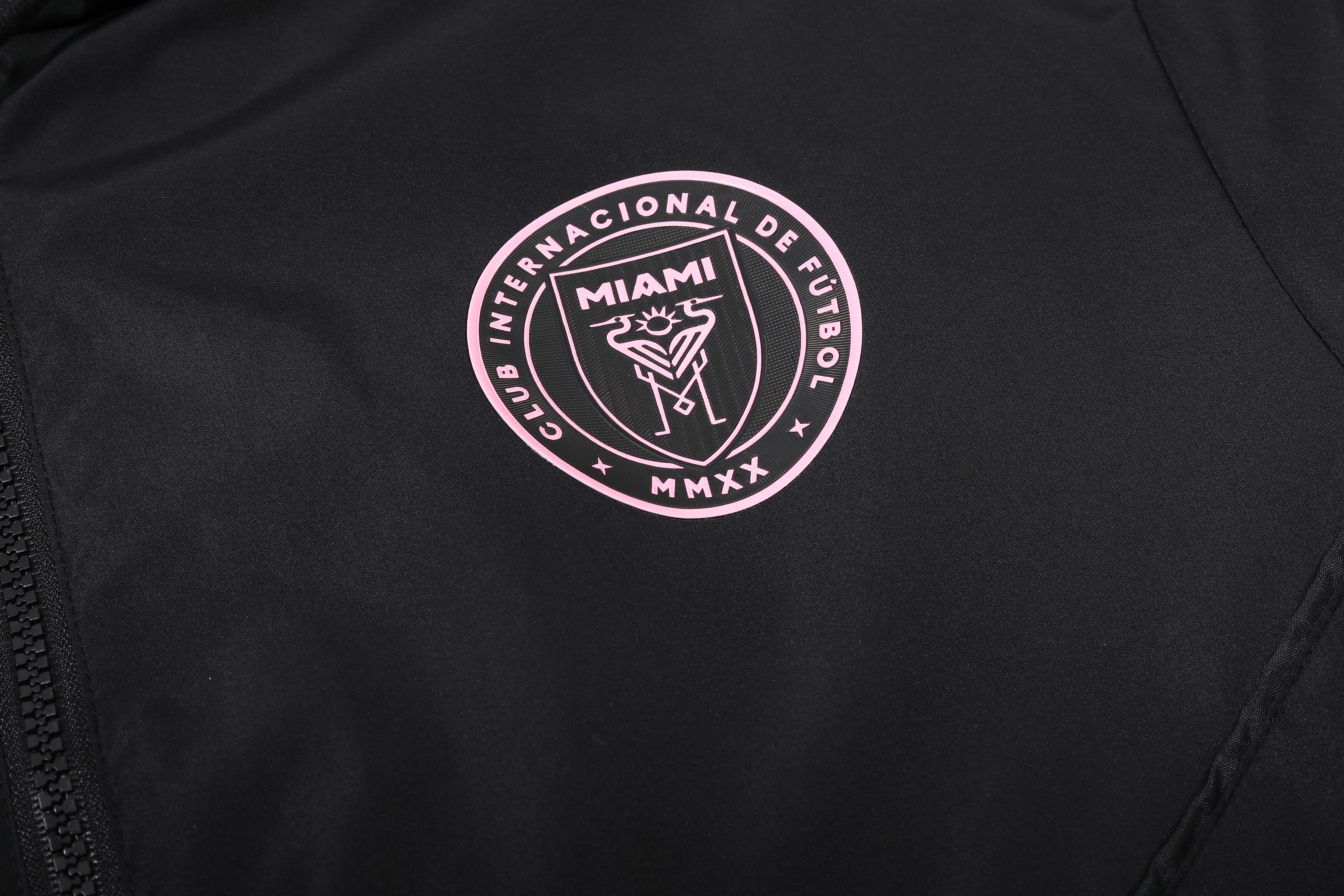 2023 Inter Miami Player Hooded Windbreaker S-XXL/2023迈阿密黑色球员版防风衣