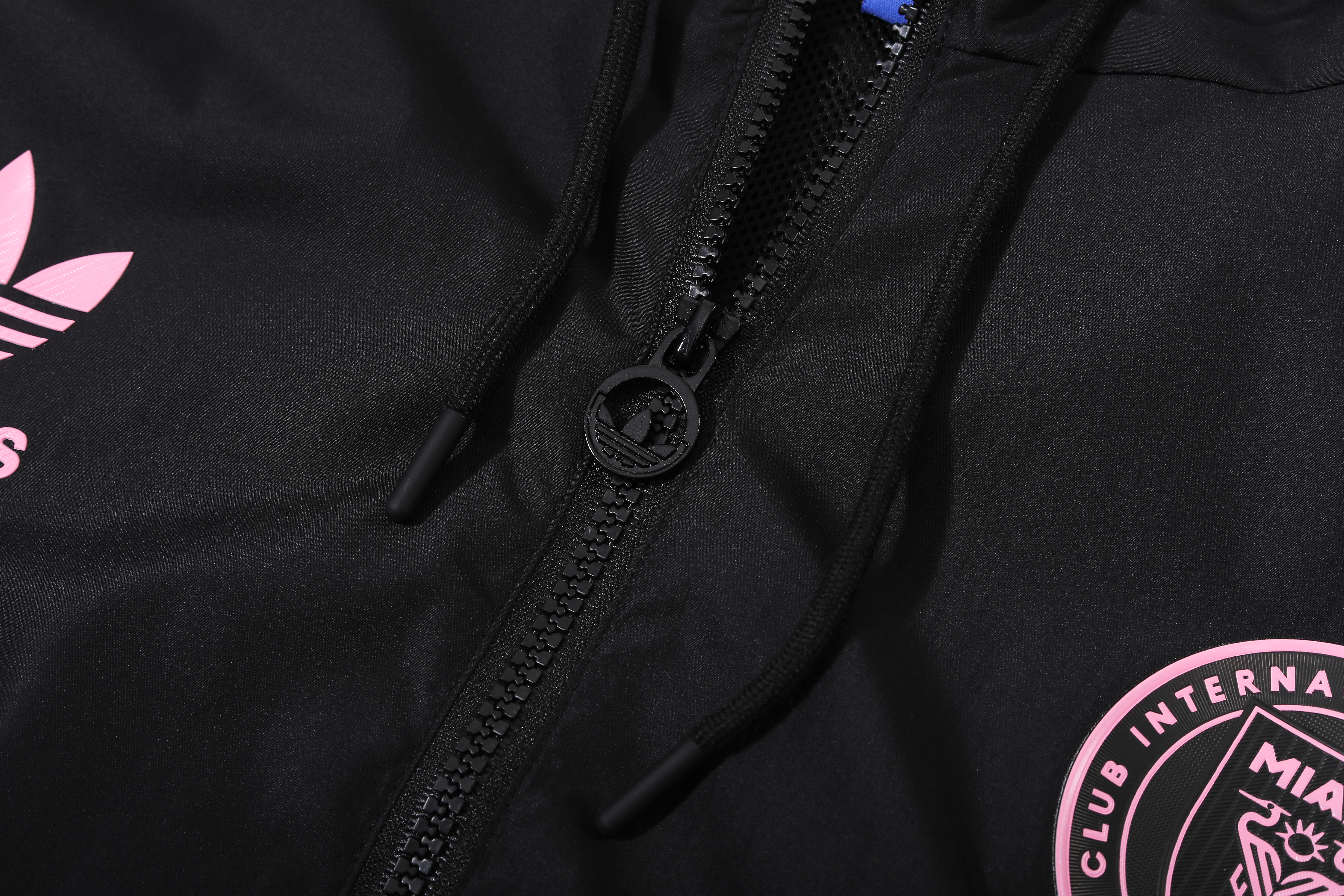2023 Inter Miami Player Hooded Windbreaker S-XXL/2023迈阿密黑色球员版防风衣