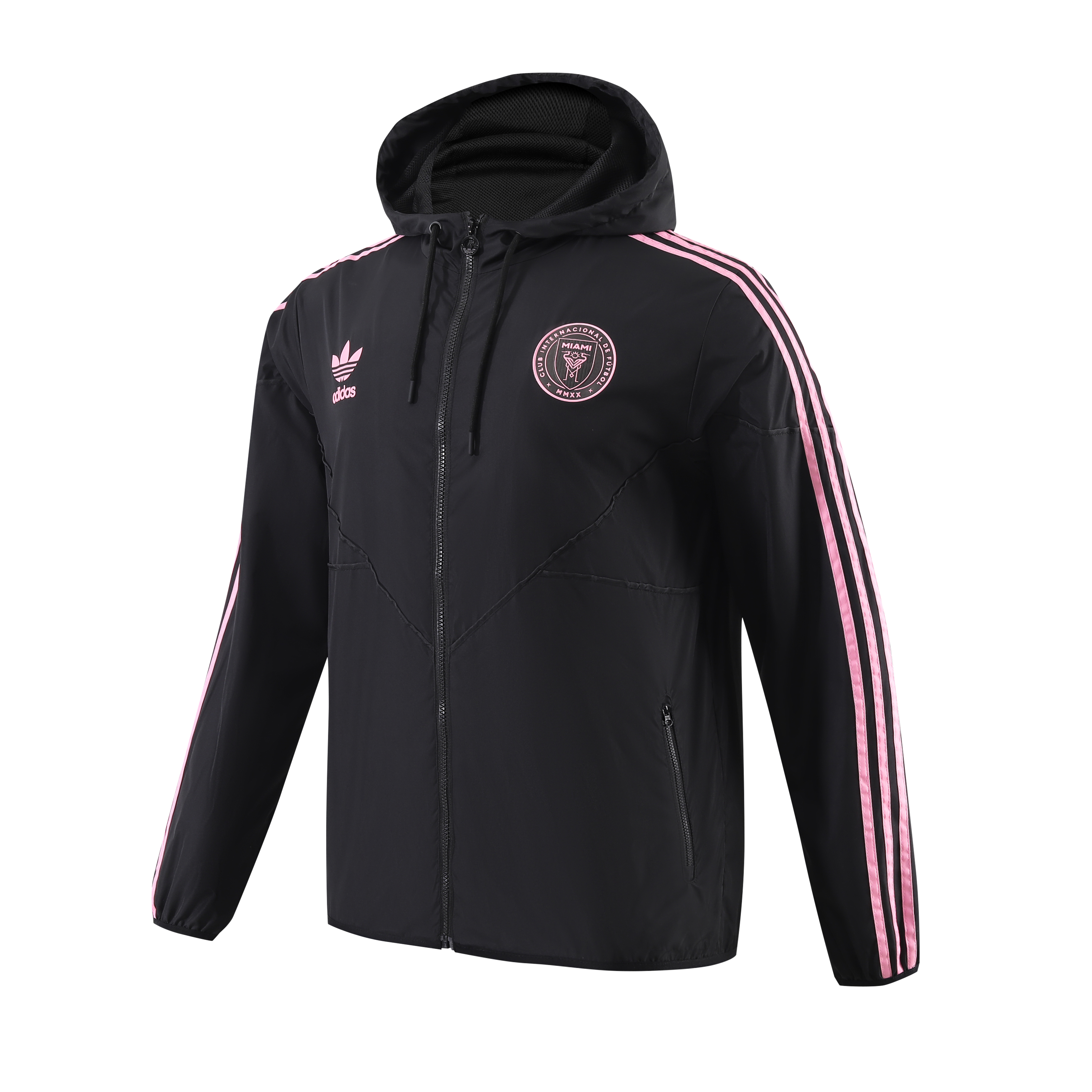 2023 Inter Miami Player Hooded Windbreaker S-XXL/2023迈阿密黑色球员版防风衣