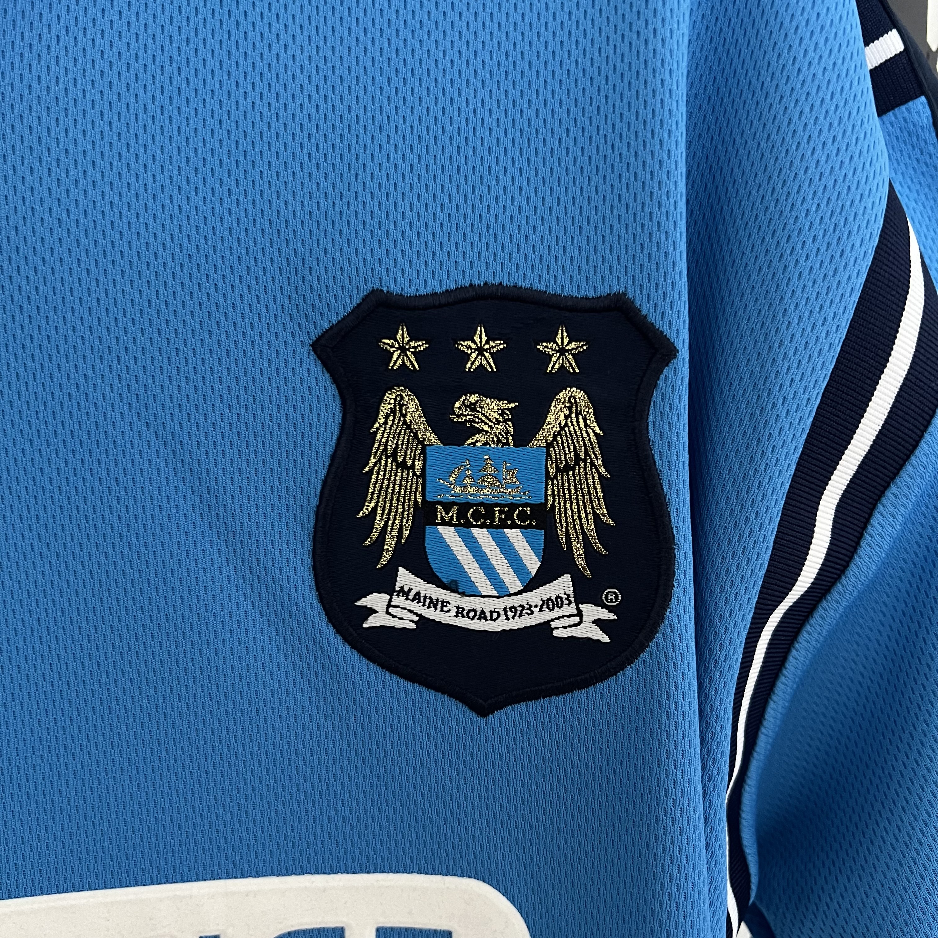 2002-03 Manchester City Home Retro Jersey/02-03曼城主场