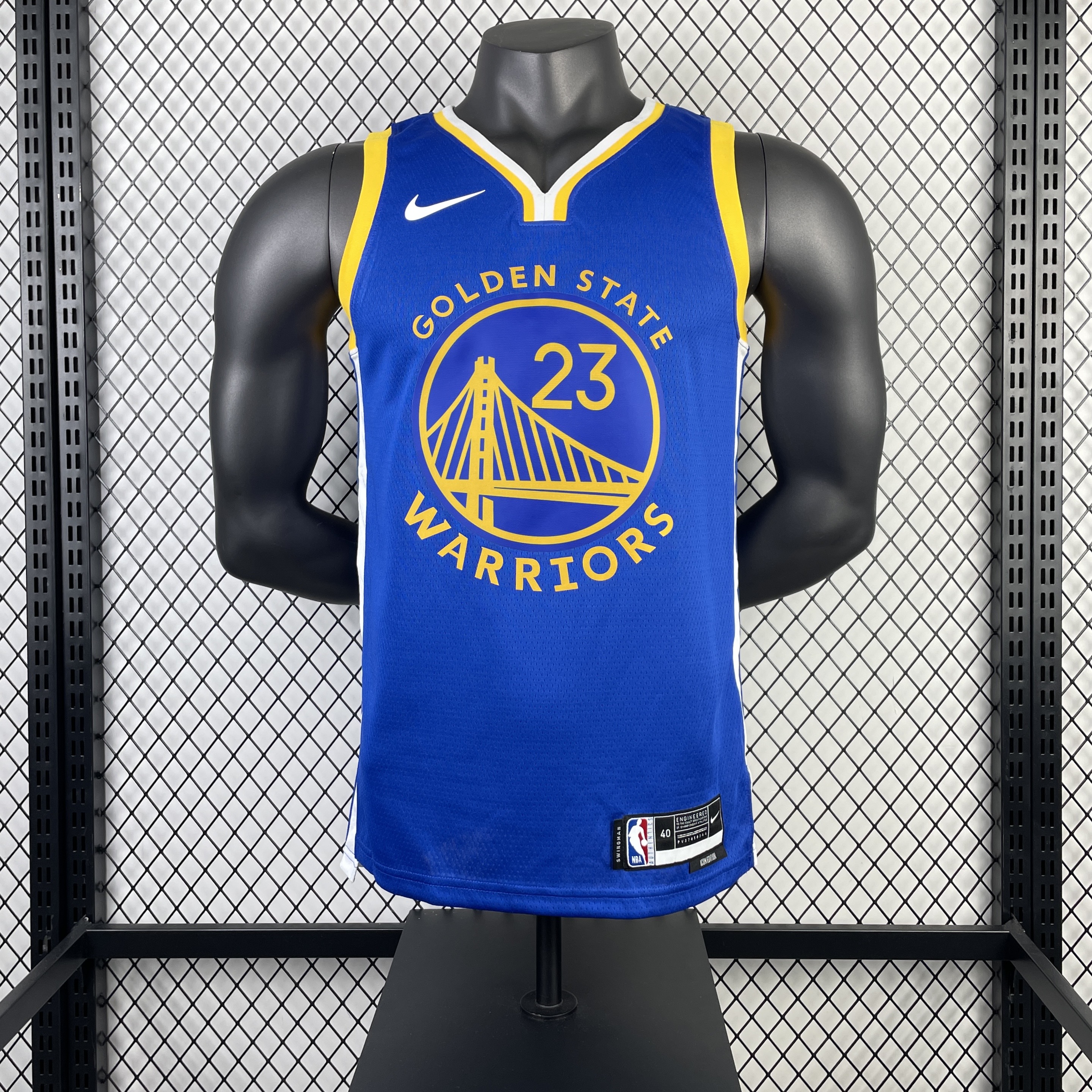 2023 Warriors Away GREEN #23 NBA Swingman Jersey/23赛季勇士队客场蓝色23号格林