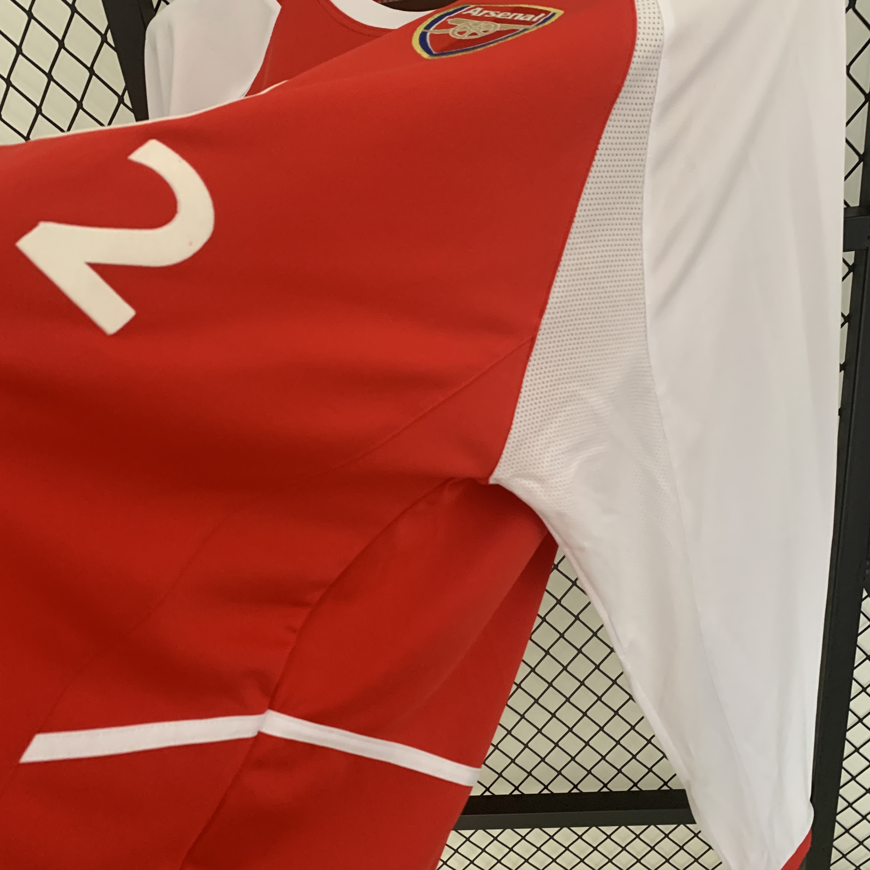 2002-04 Arsenal Home Long Sleeve Retro Jersey/02-04阿森纳主场长袖