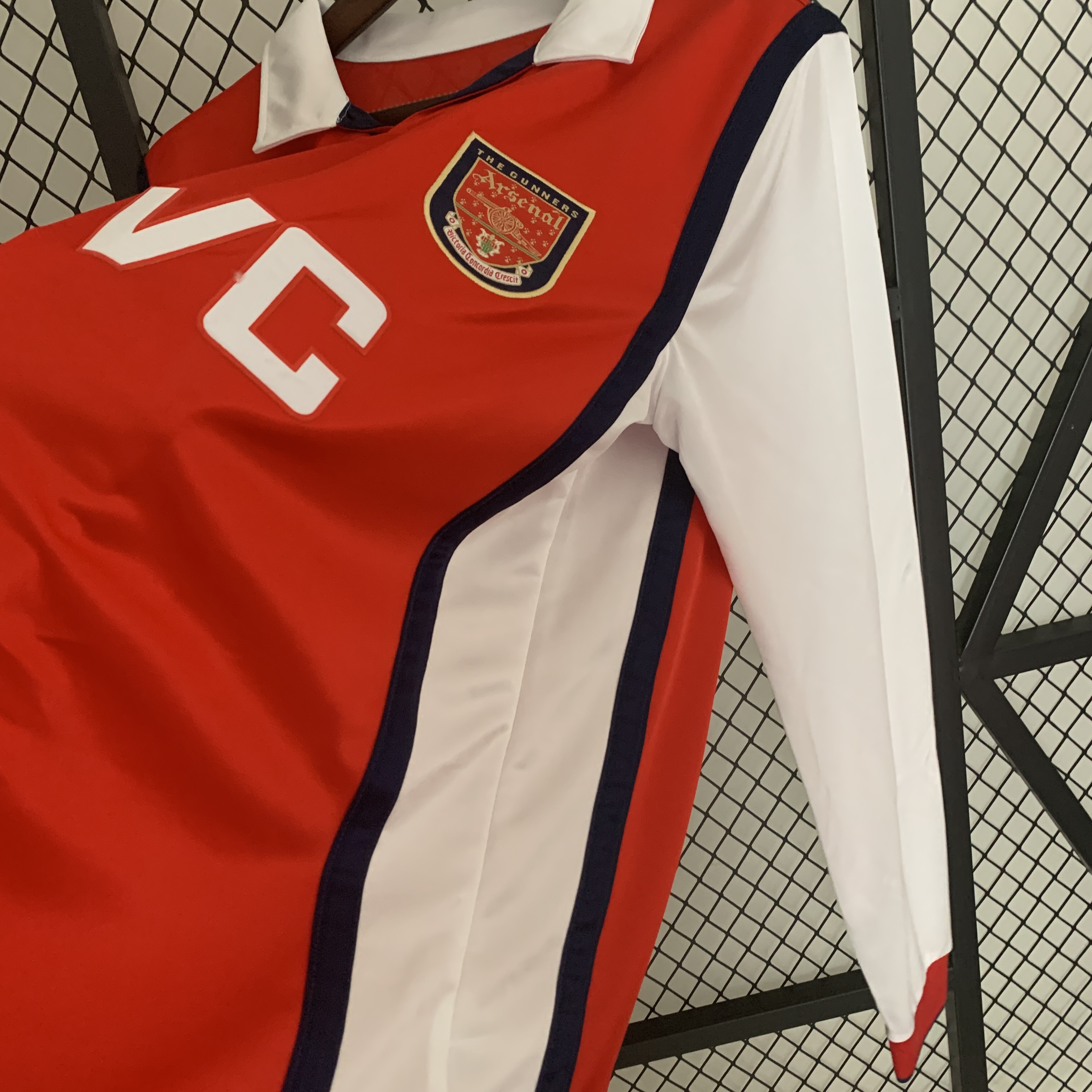 1998-99 Arsenal Home Long Sleeve Retro Jersey/98-99阿森纳主场长袖