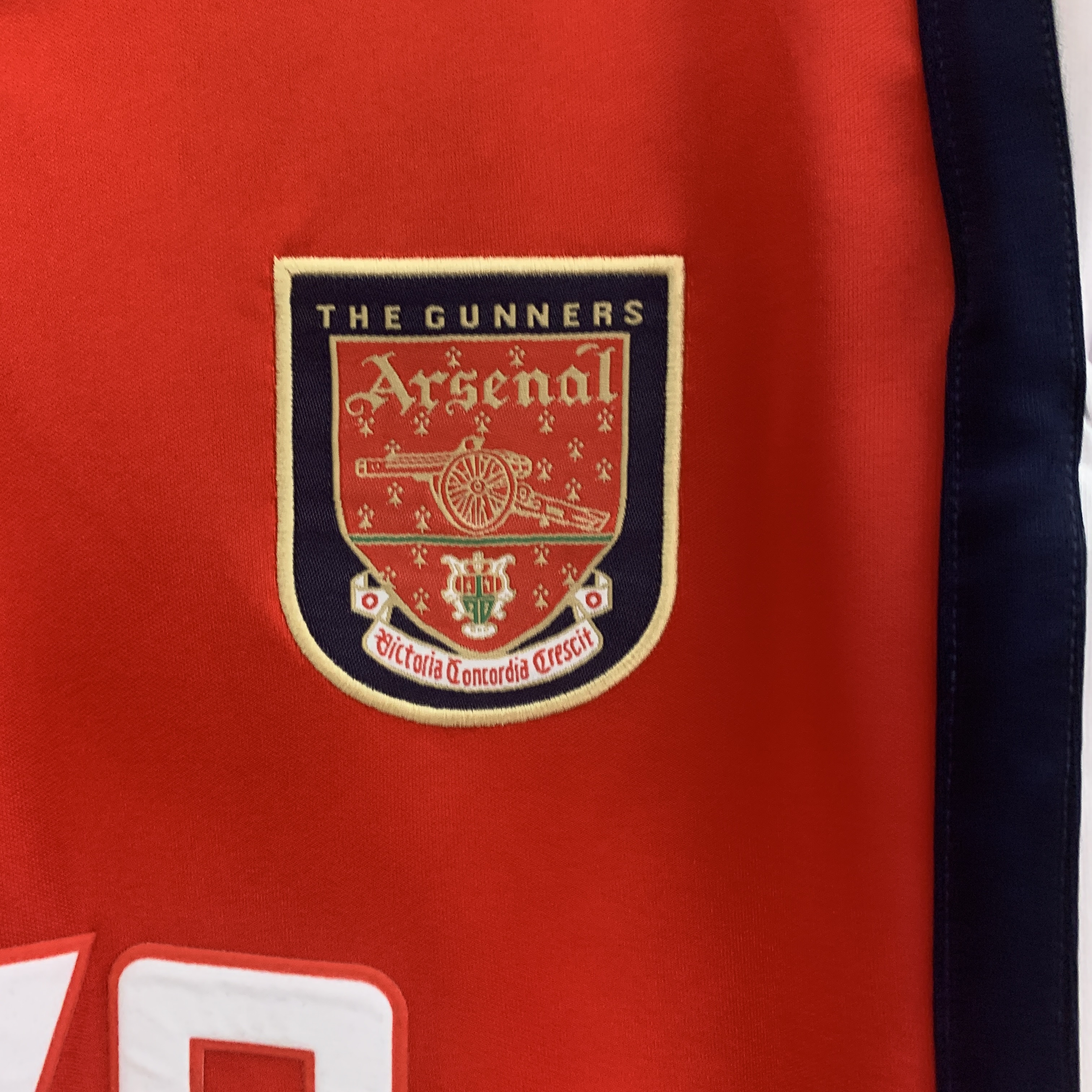 1998-99 Arsenal Home Long Sleeve Retro Jersey/98-99阿森纳主场长袖