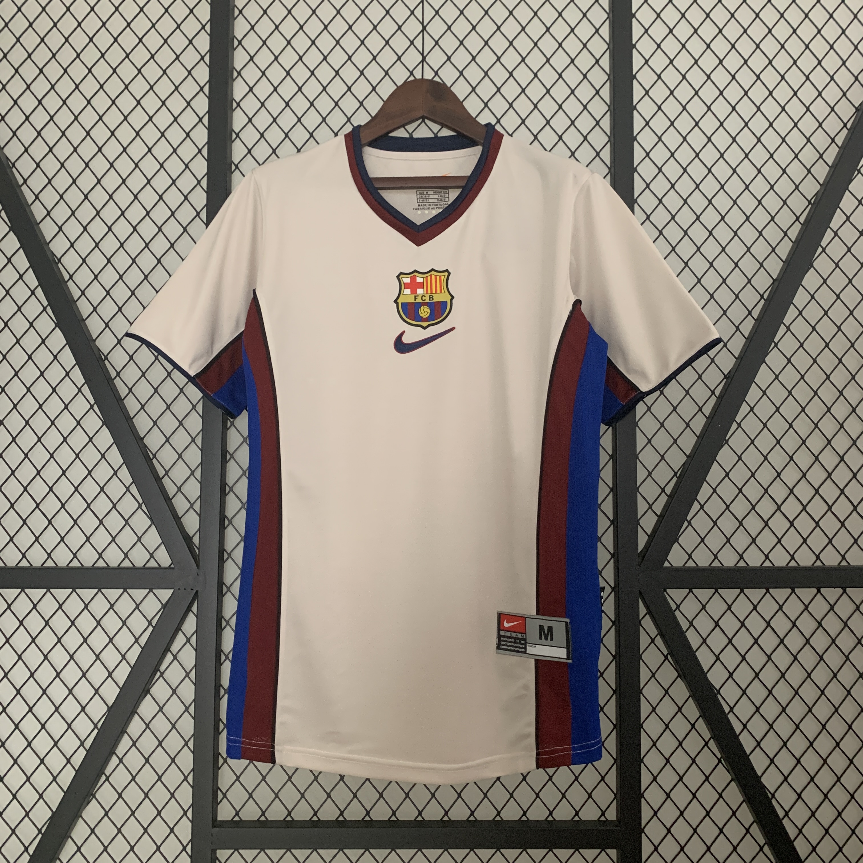 1988-89 Barcelona Away Retro Jersey/88-89巴萨客场