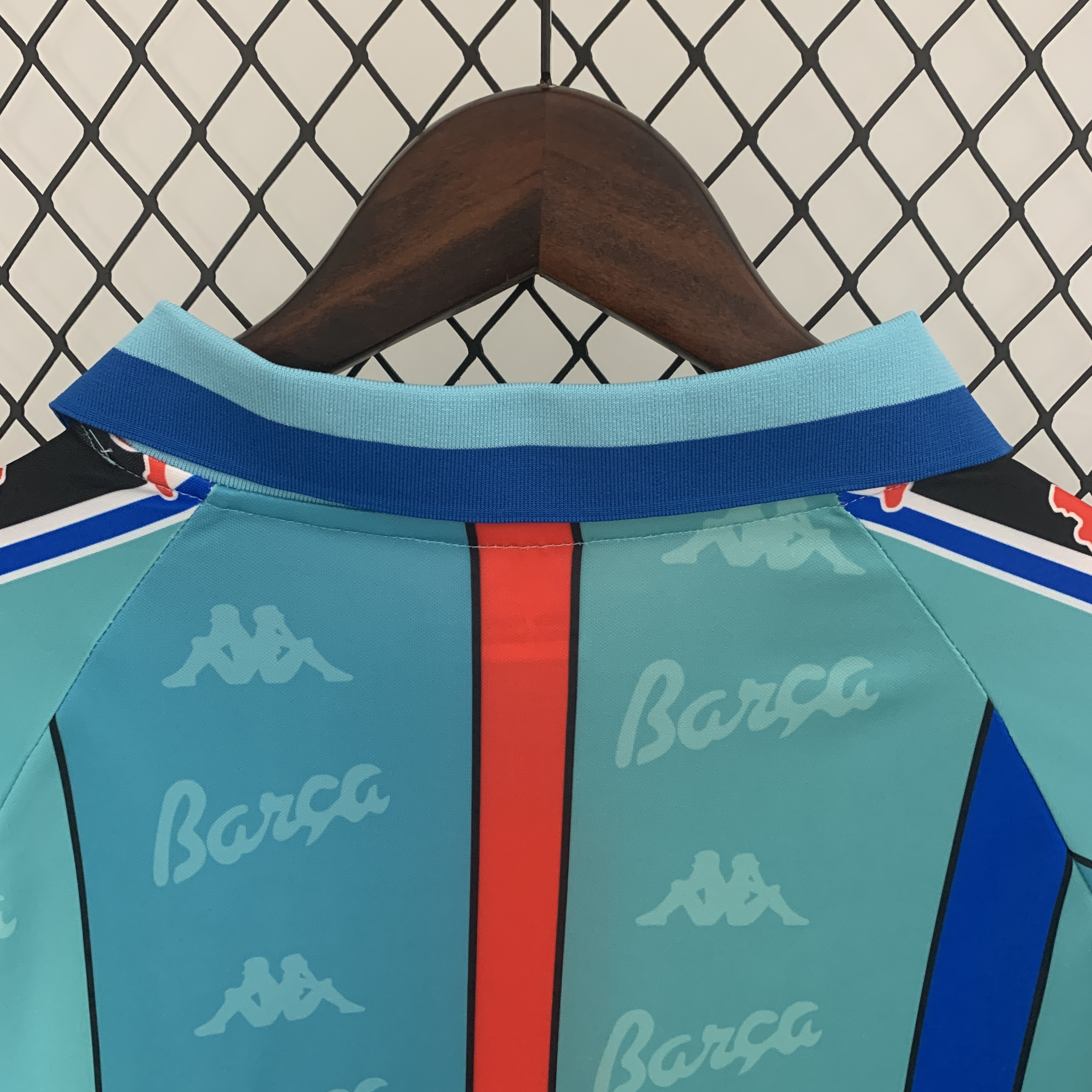 1996-97 Barcelona Away Long Sleeve Retro Jersey/96-97巴萨客场长袖