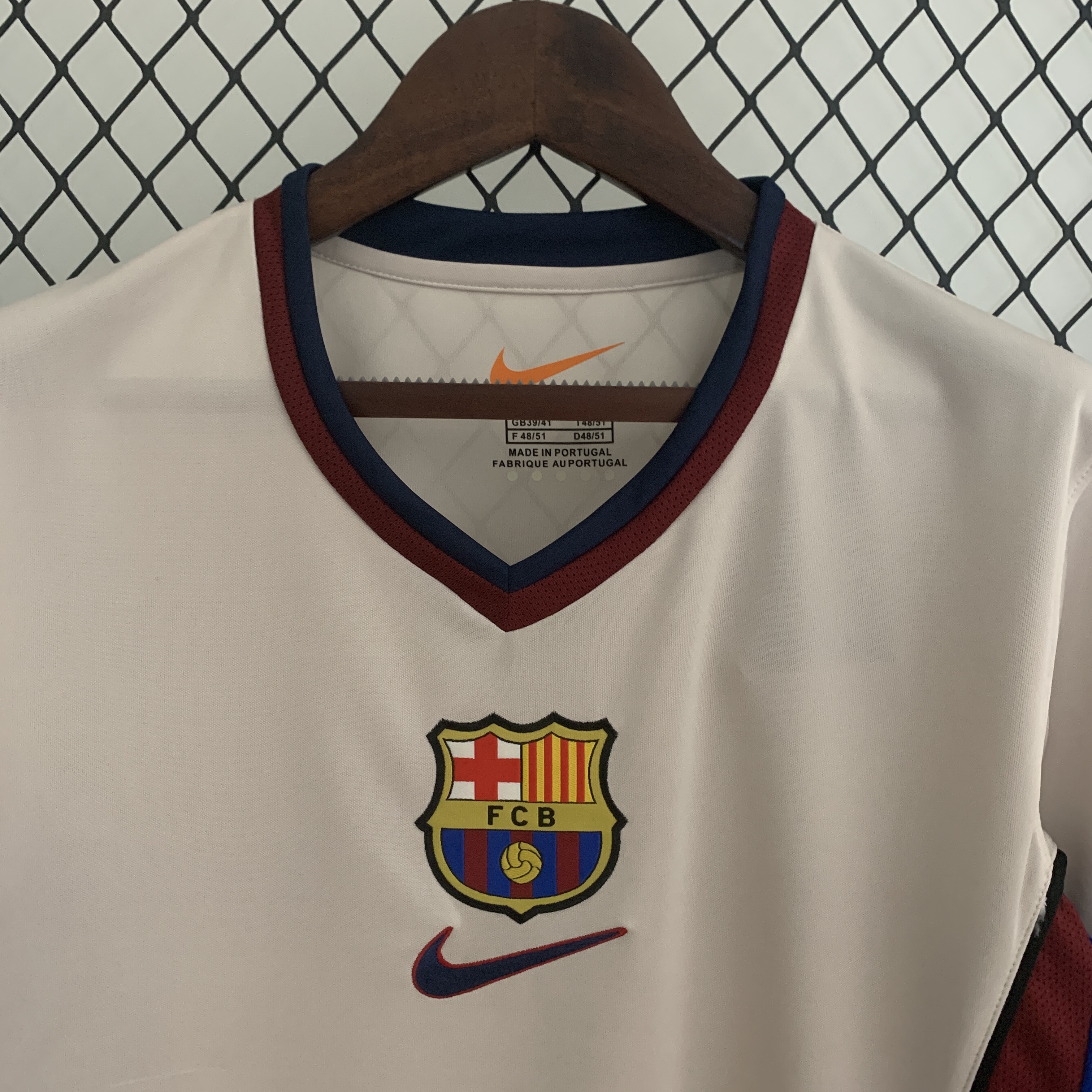 1988-89 Barcelona Away Retro Jersey/88-89巴萨客场