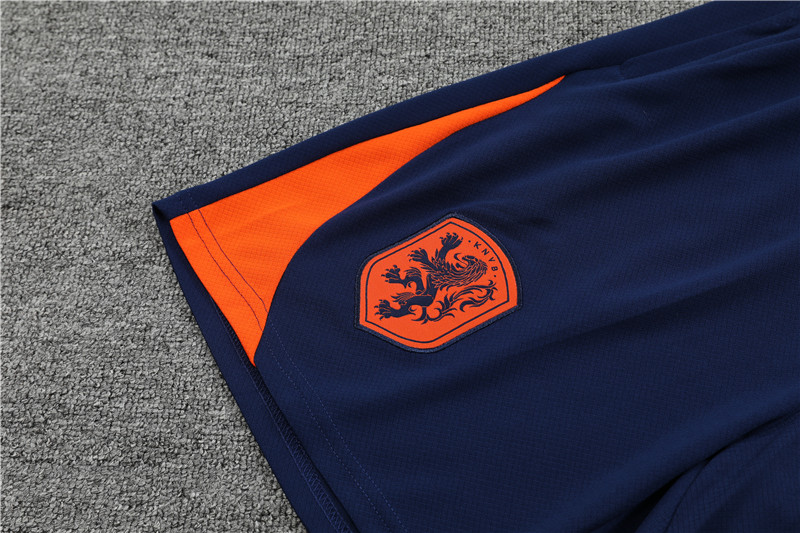24-25 Netherlands Short Sleeve Training Suit/24-25短袖训练服荷兰宝蓝色