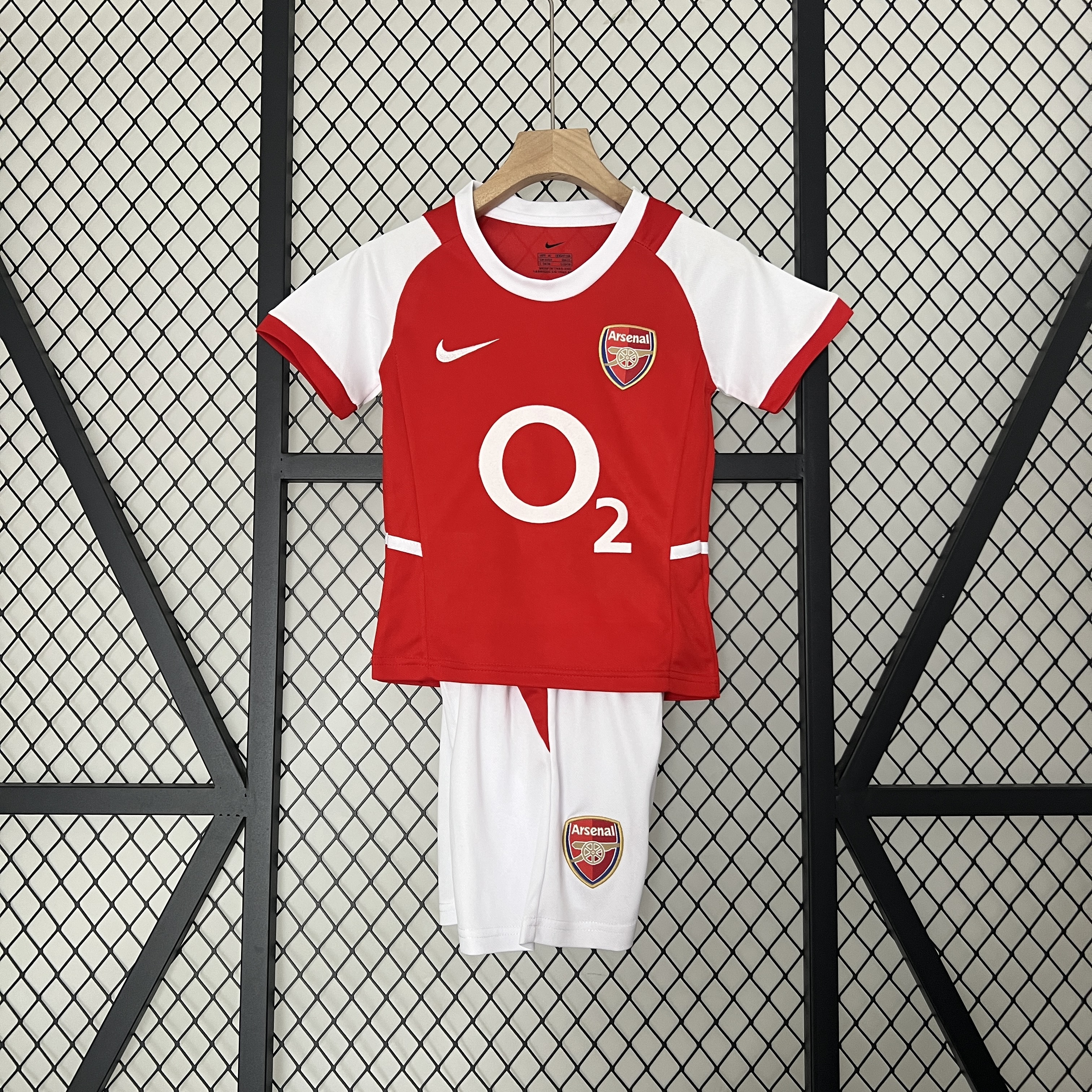 Retro 02-04 Arsenal Home Kids Kit/02-04阿森纳主场童装