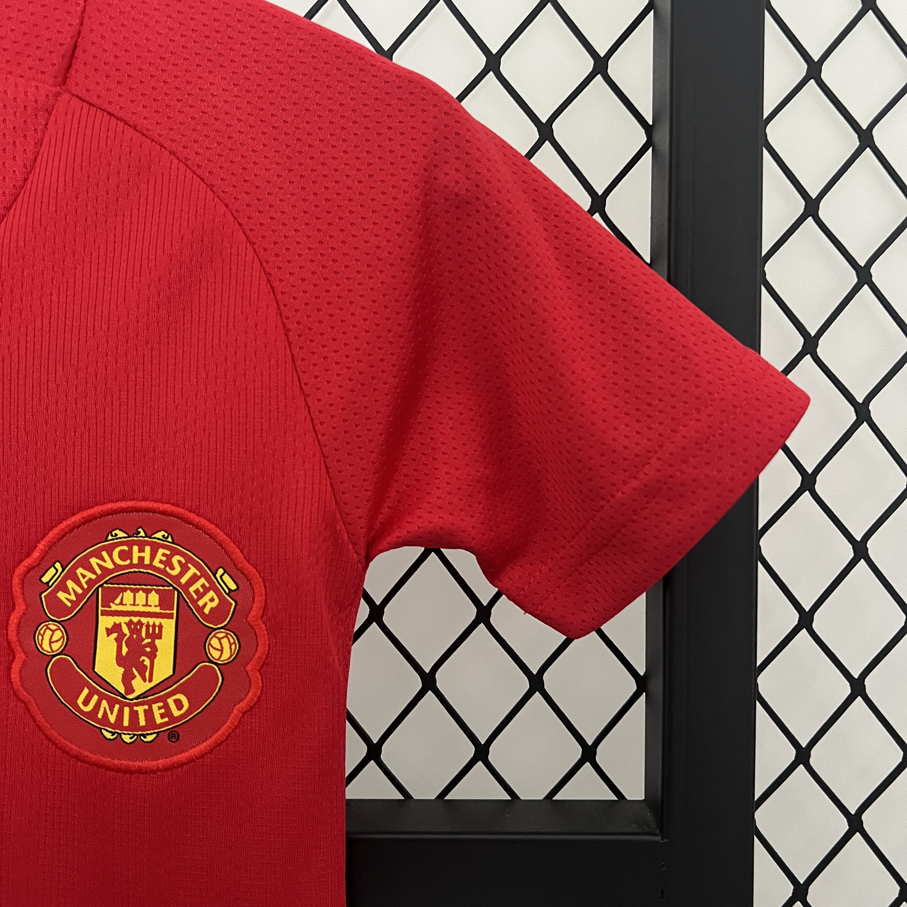 Retro 07-08 Manchester United Home Champions League Kids Kit/07-08 曼联主场，欧冠版童装