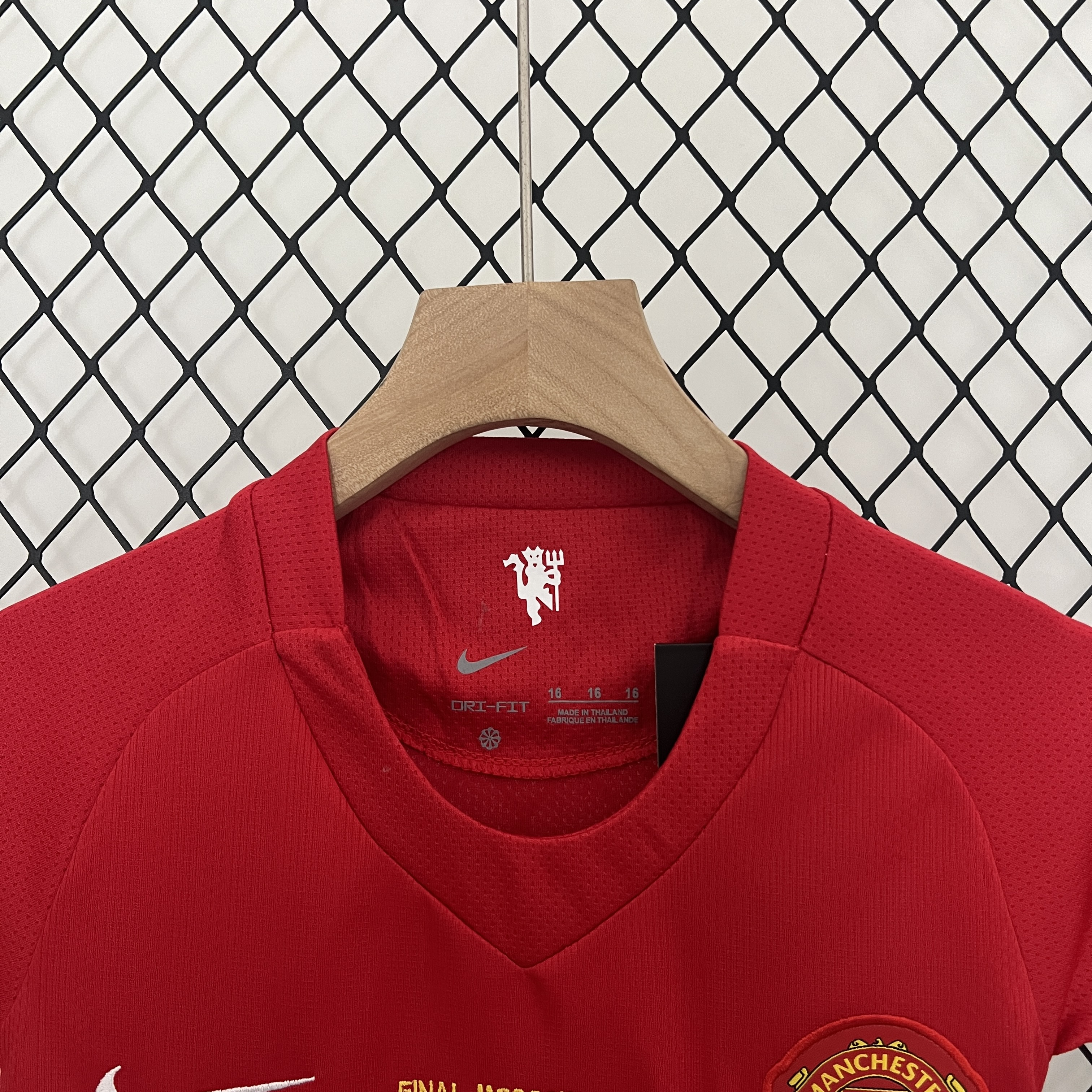 Retro 07-08 Manchester United Home Champions League Kids Kit/07-08 曼联主场，欧冠版童装
