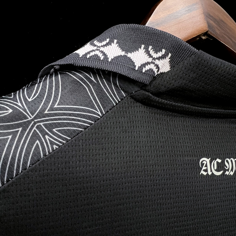 24-25 AC Milan Special Fans Jersey/24-25AC联名款特别黑色球迷版