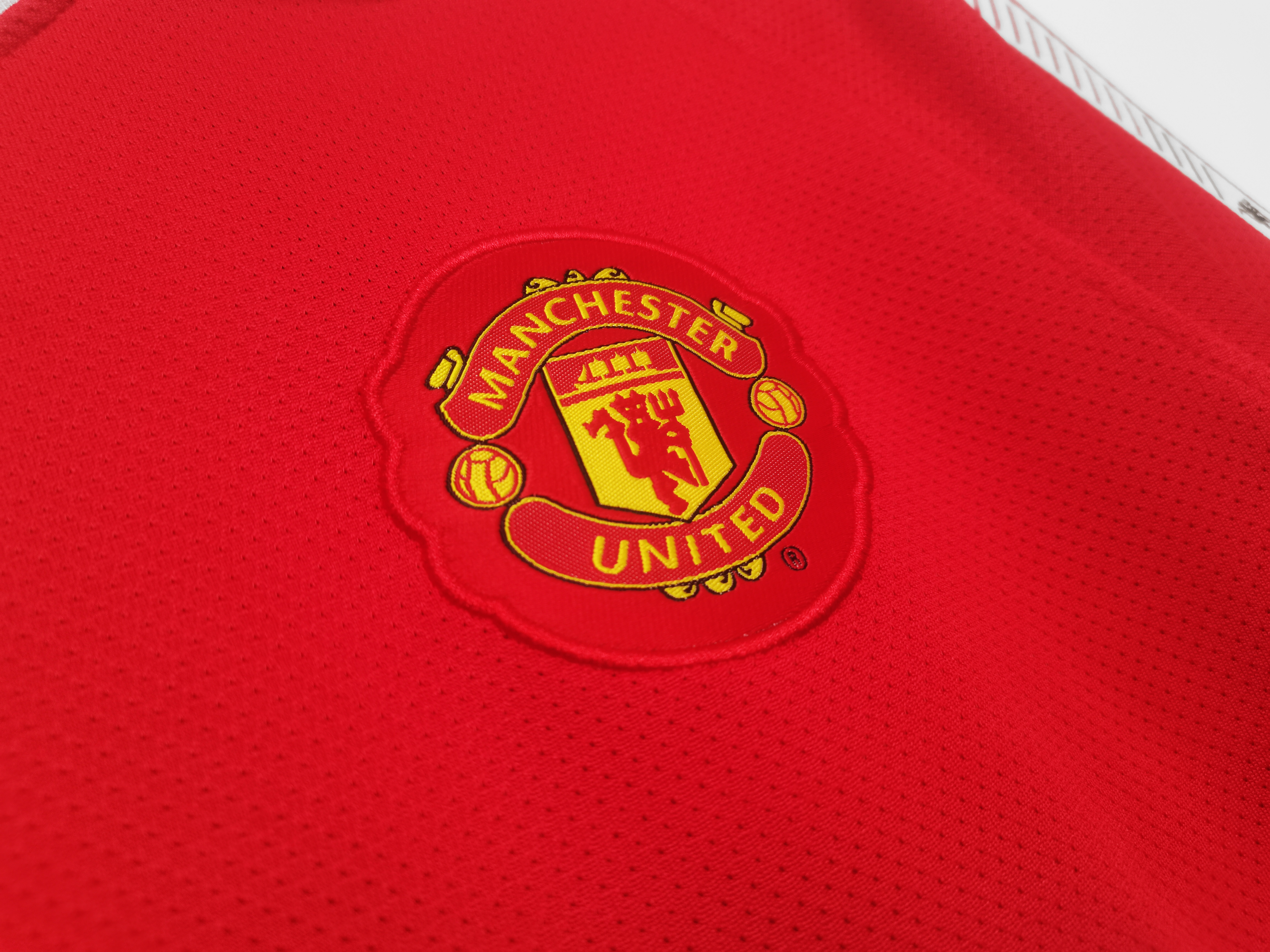 10-11 Manchester United Home Long Sleeve Retro Jersey/10-11曼联主场长袖复古