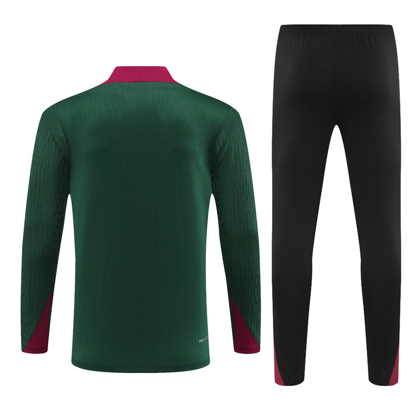 24-25 PSG Green Player Version Training Suit/24-25PSG巴黎半拉训练服,球员版