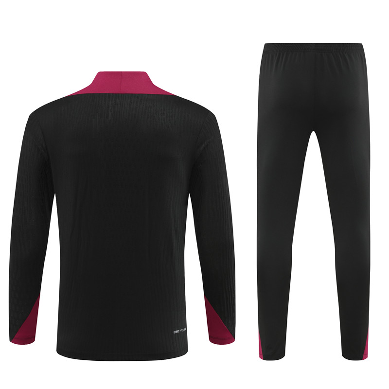 24-25 PSG Black Player Version Training Suit/24-25PSG巴黎半拉训练服,球员版