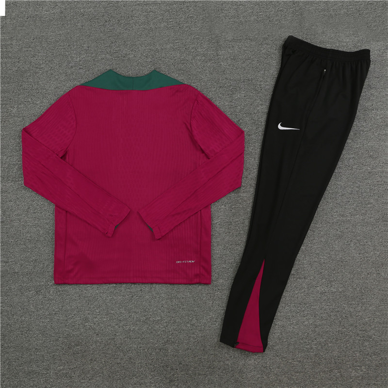 24-25 PSG Red Player Version Training Suit/24-25PSG巴黎半拉训练服,球员版