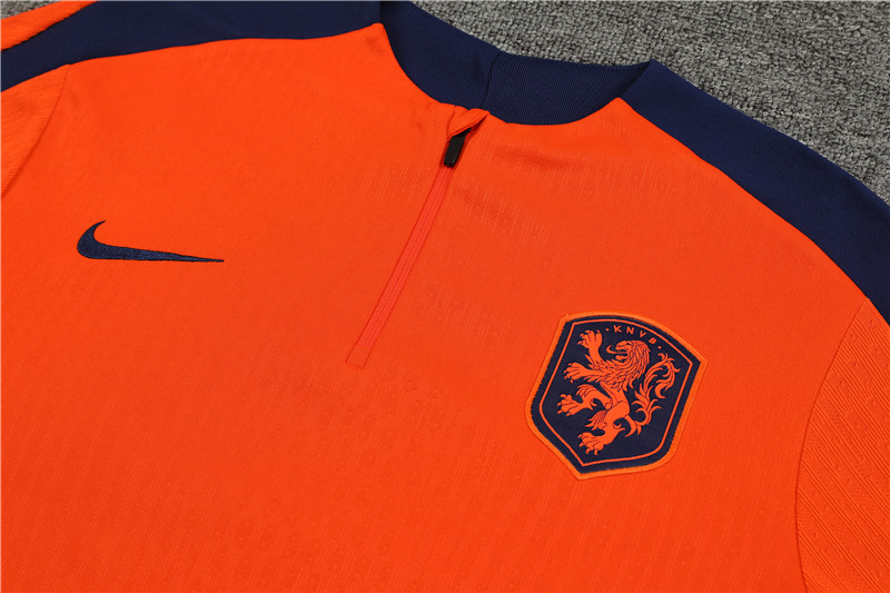 2024 HL Orange Player Version Training Suit/2024荷兰半拉训练服,球员版