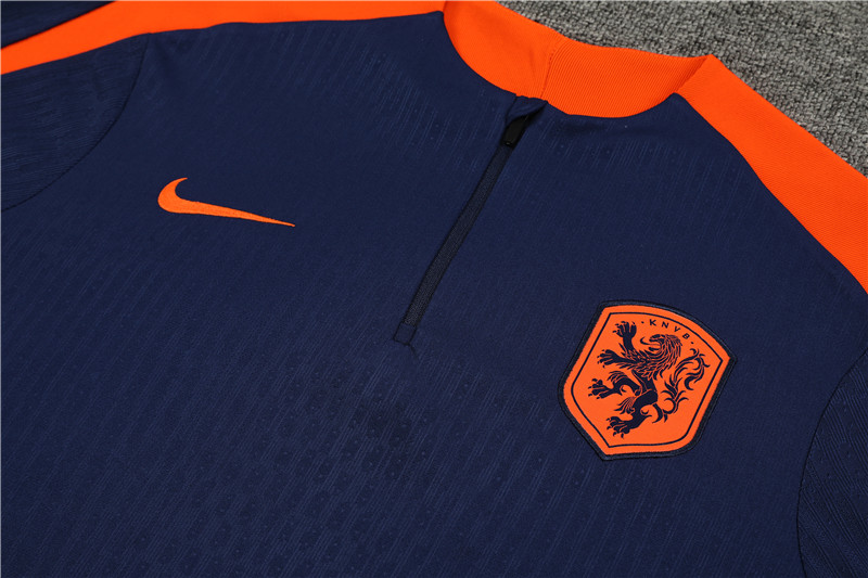2024 HL Blue Player Version Training Suit/2024荷兰半拉训练服,球员版