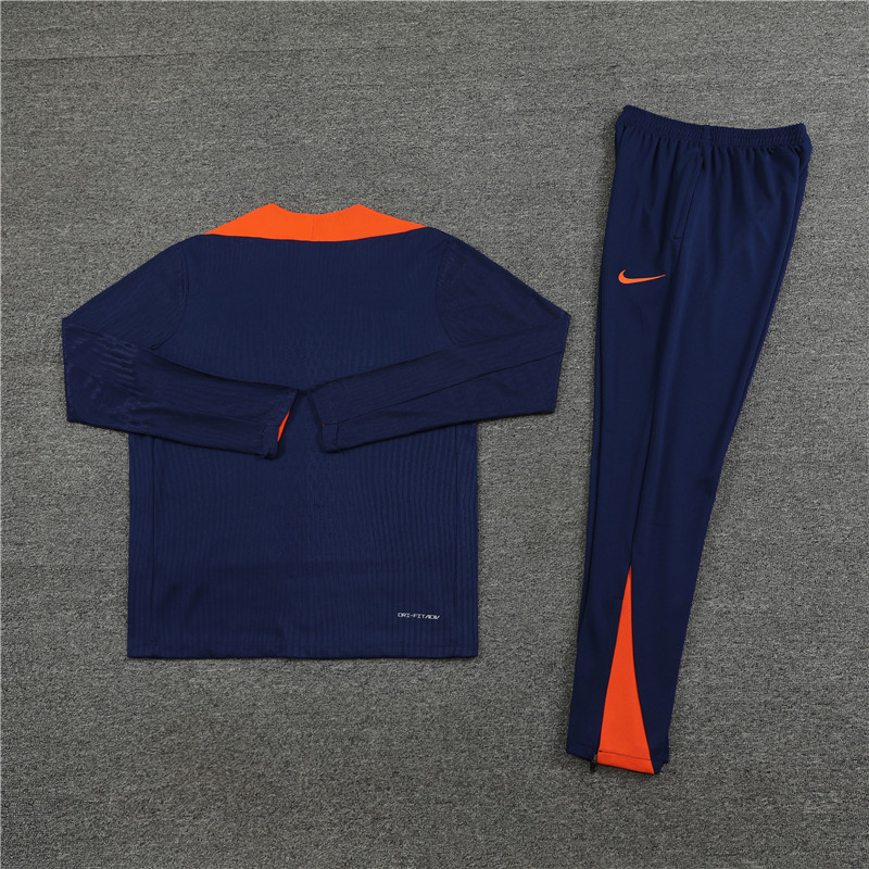 2024 HL Blue Player Version Training Suit/2024荷兰半拉训练服,球员版