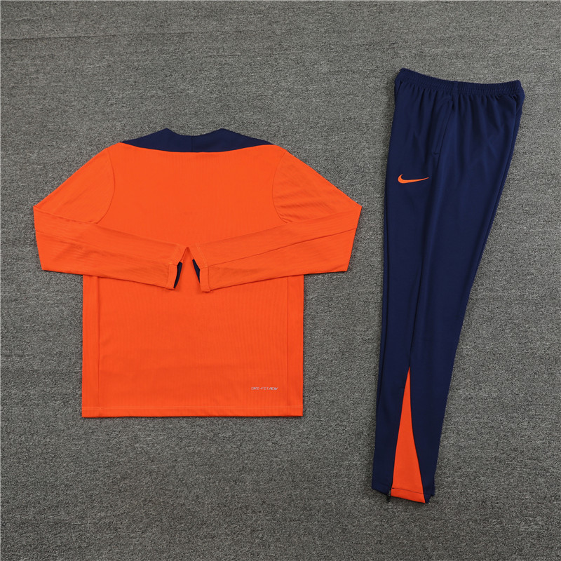 2024 HL Orange Player Version Training Suit/2024荷兰半拉训练服,球员版
