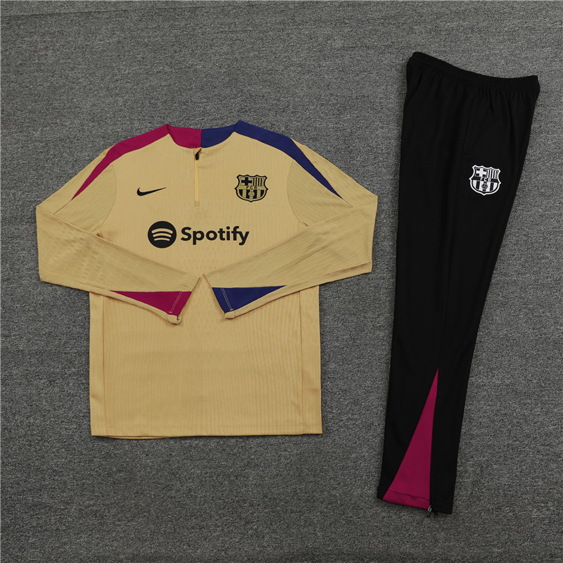 24-25 Barcelona Player Version Training Suit/24-25巴萨半拉训练服,球员版